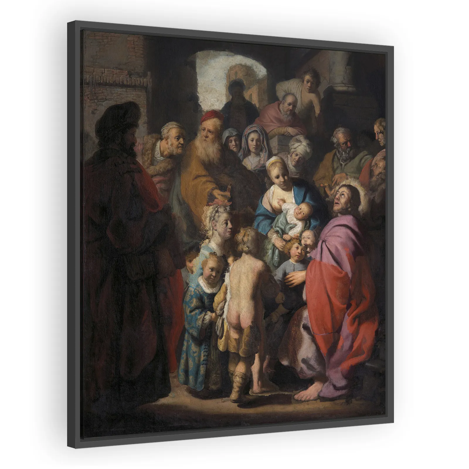Suffer Little Children to Come Unto Me by Rembrandt Van Rijn