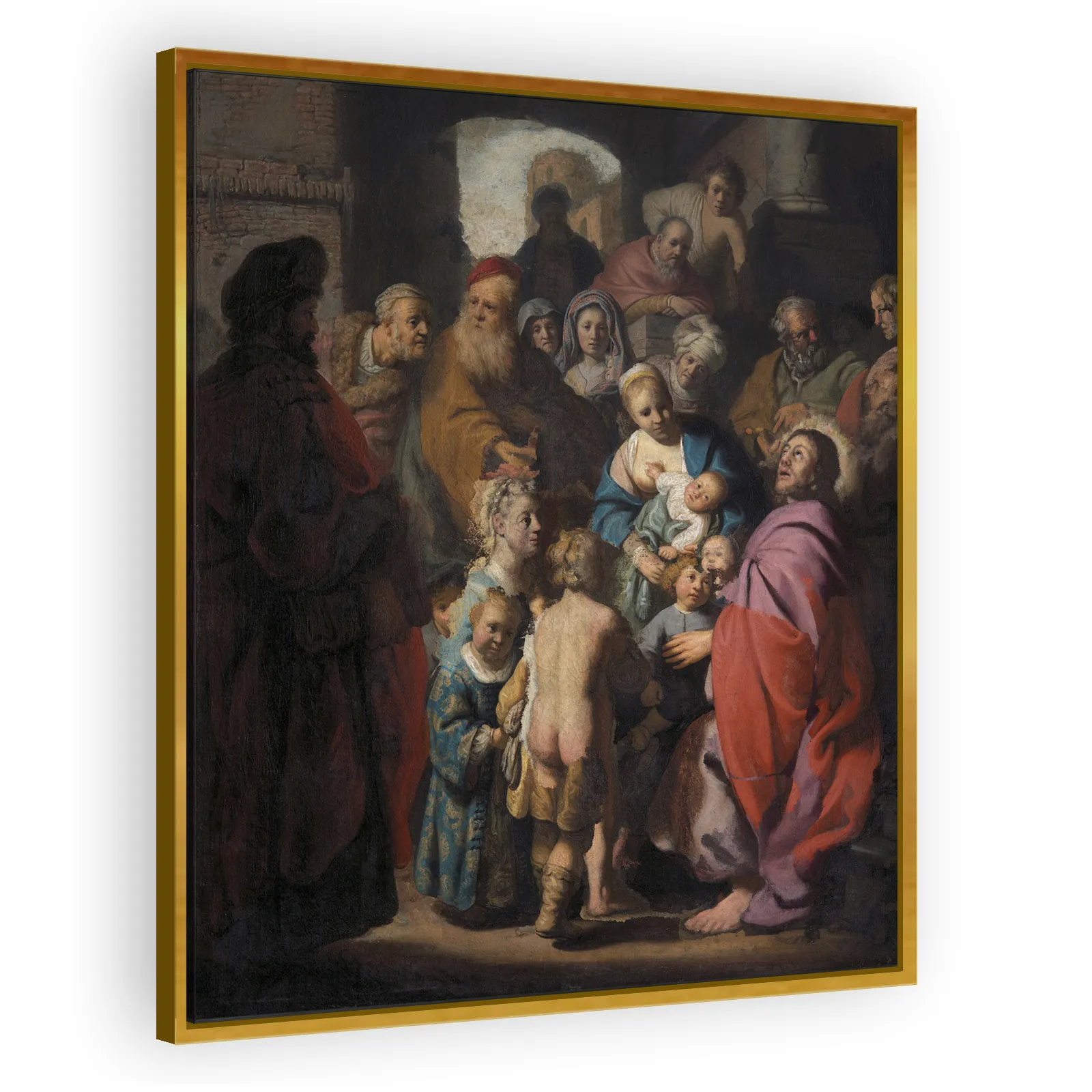 Suffer Little Children to Come Unto Me by Rembrandt Van Rijn - view 3 thumbnail