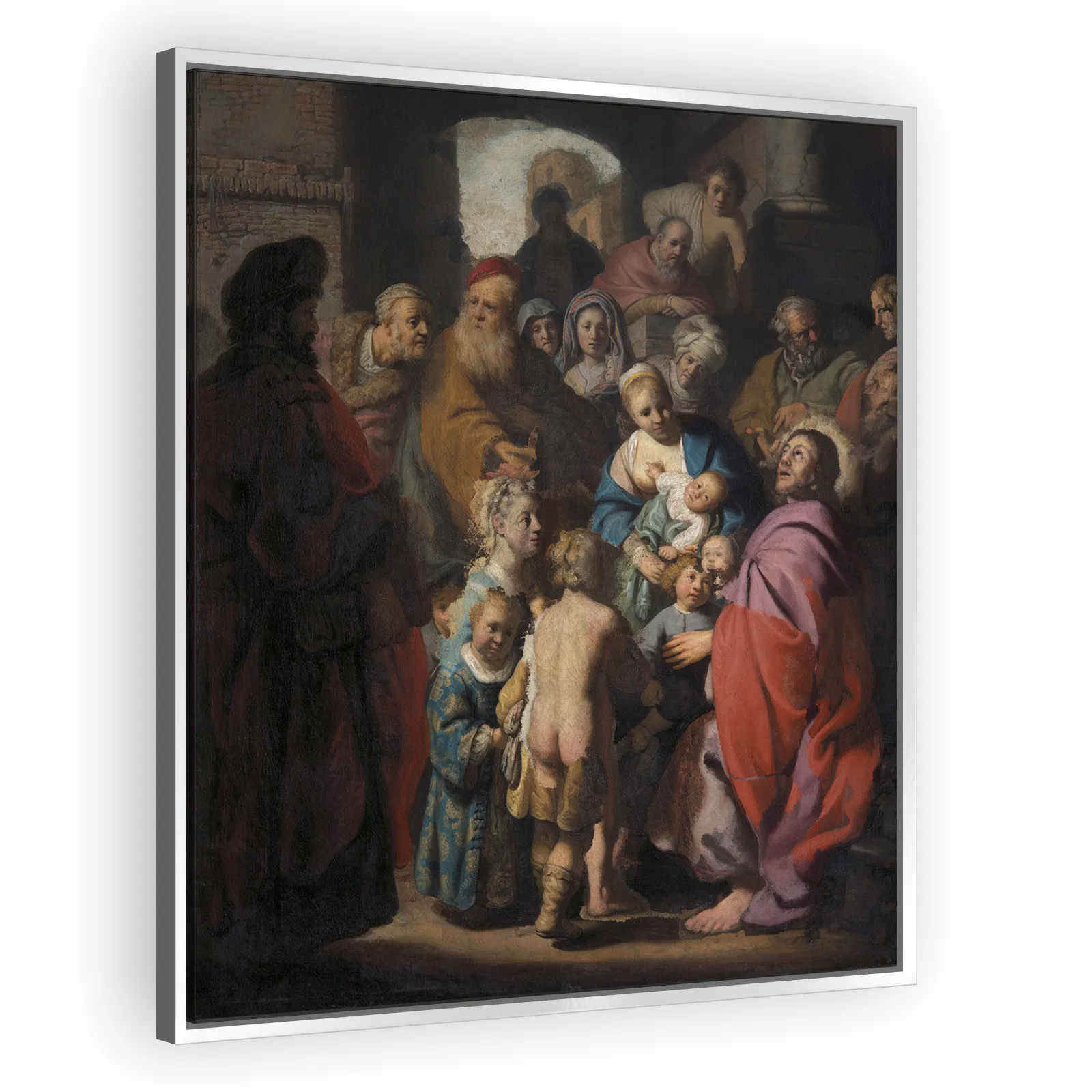 Suffer Little Children to Come Unto Me by Rembrandt Van Rijn - view 4 thumbnail