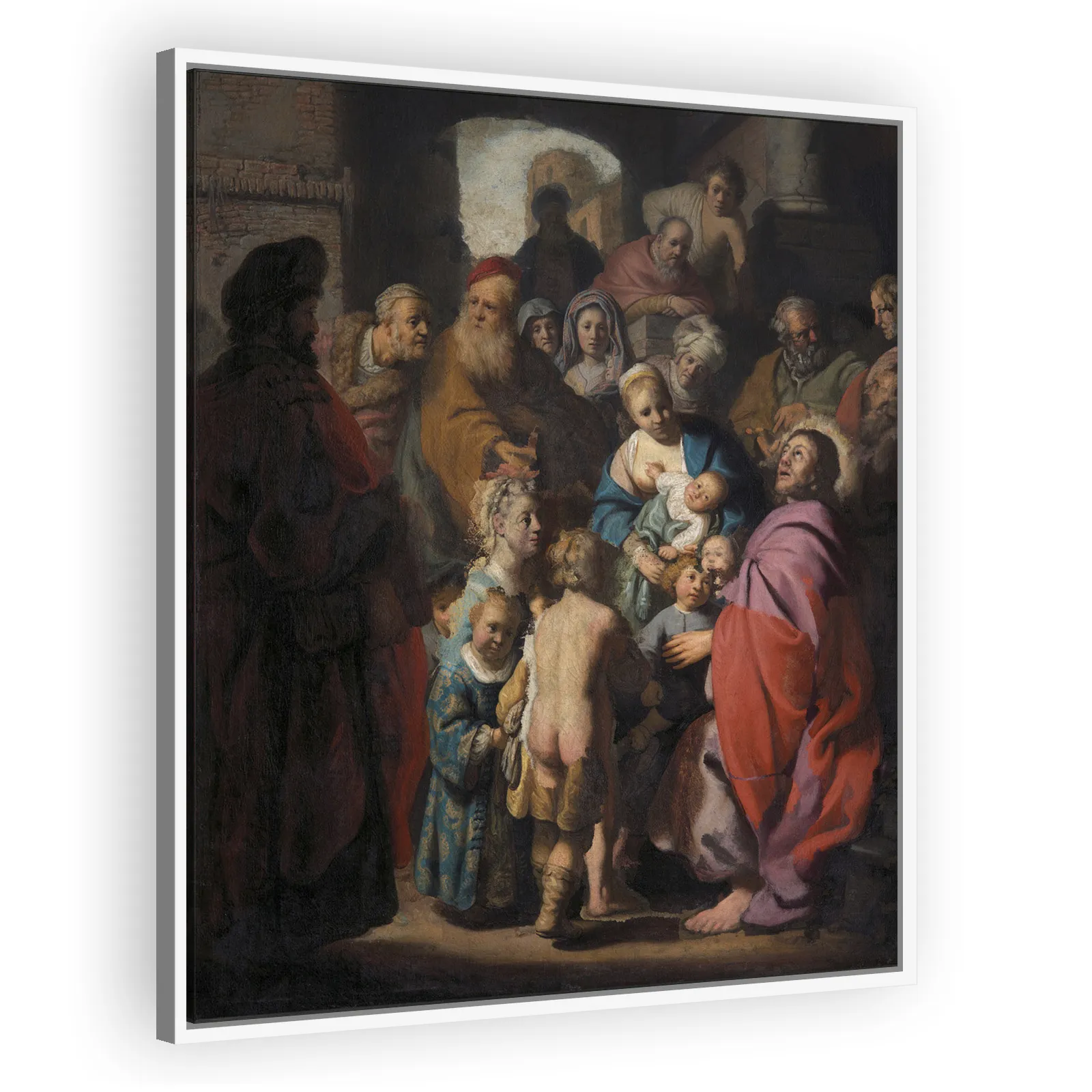 Suffer Little Children to Come Unto Me by Rembrandt Van Rijn - view 5 thumbnail