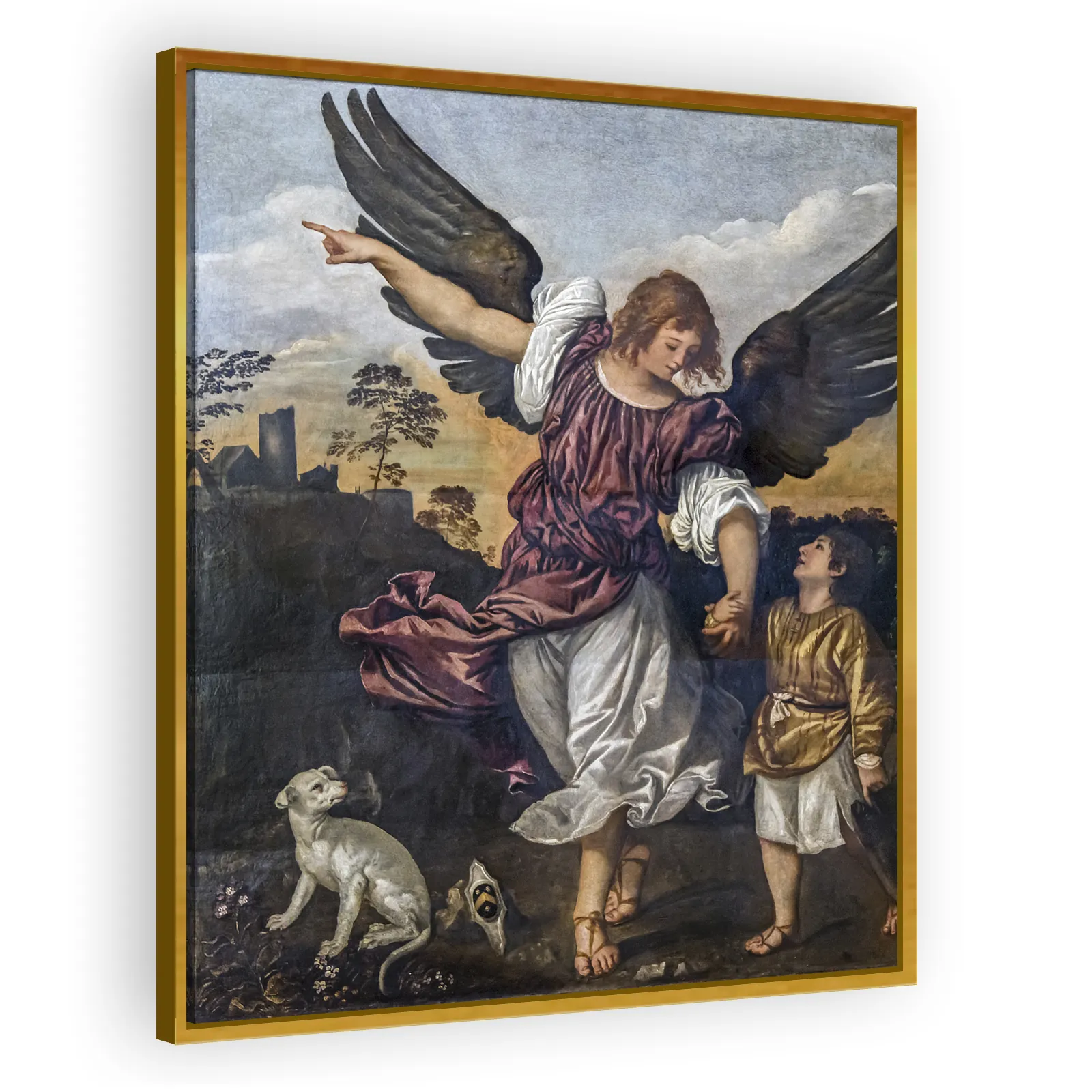 Archangel Raphael and Tobias by Titian - view 3 thumbnail