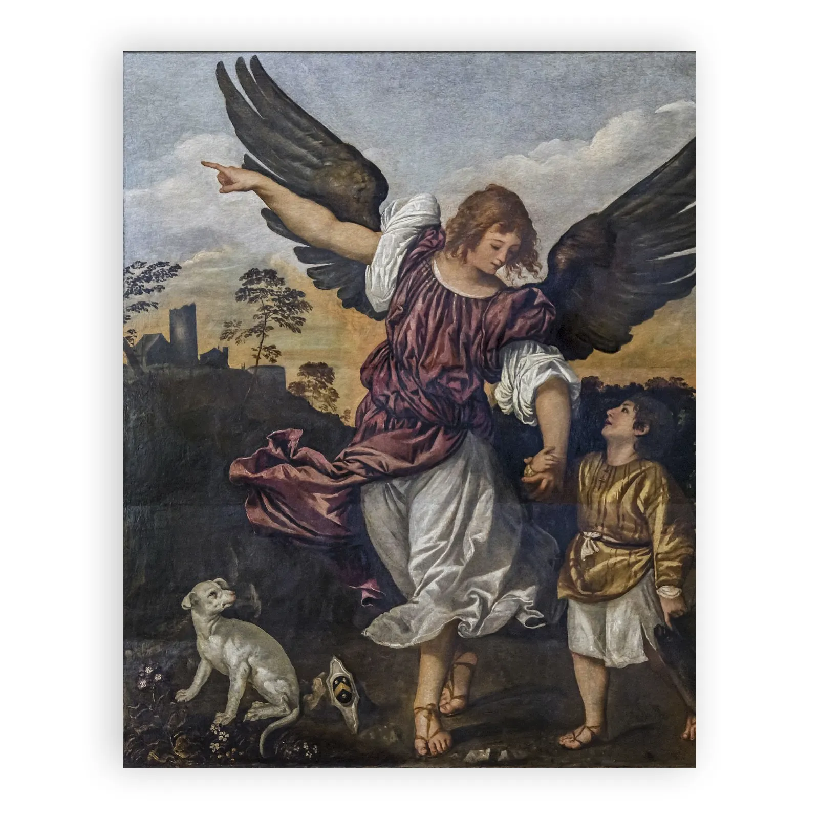 Archangel Raphael and Tobias by Titian - view 6 thumbnail