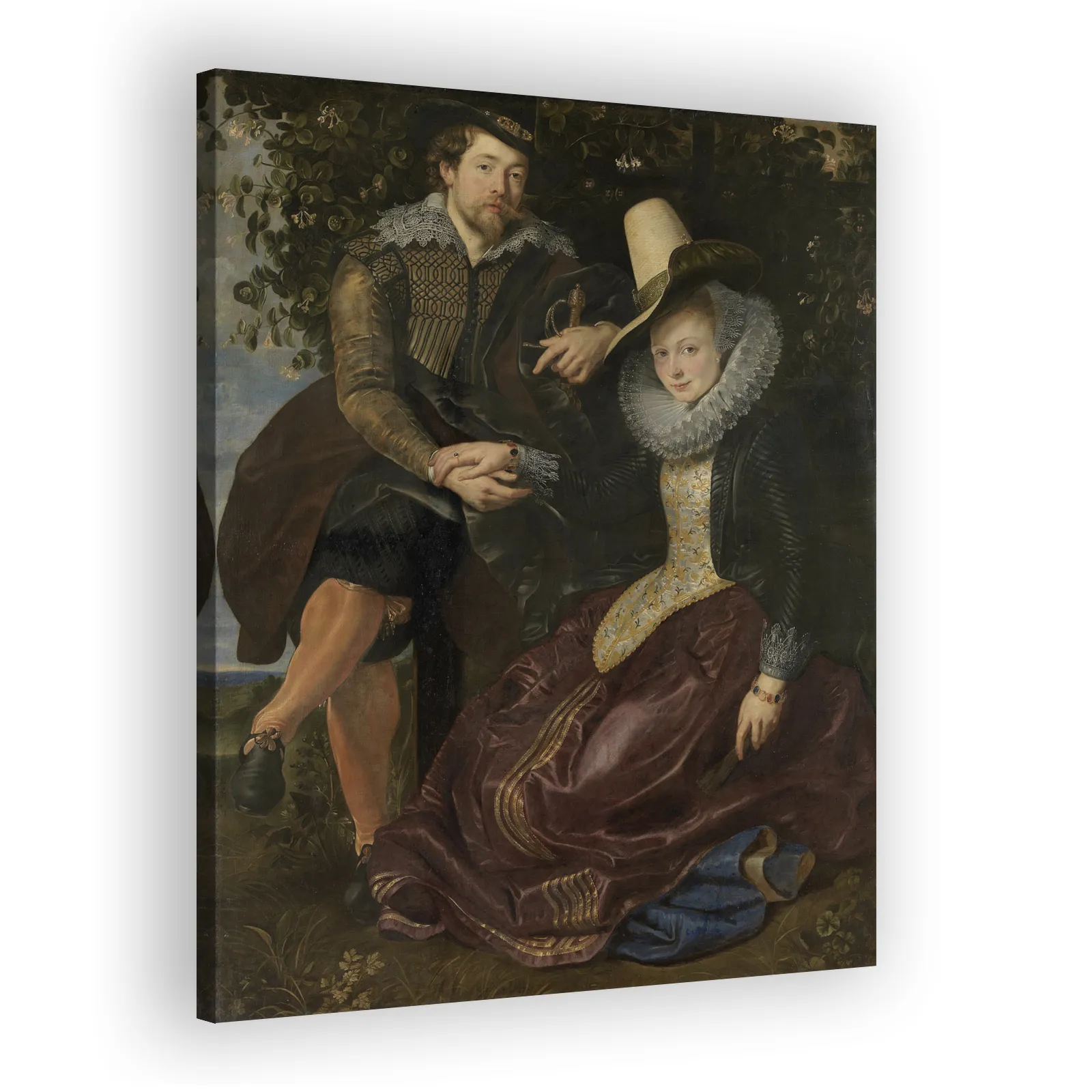 Rubens and Isabella Brant in the Honeysuckle Bower by Peter Paul Rubens - view 2 thumbnail