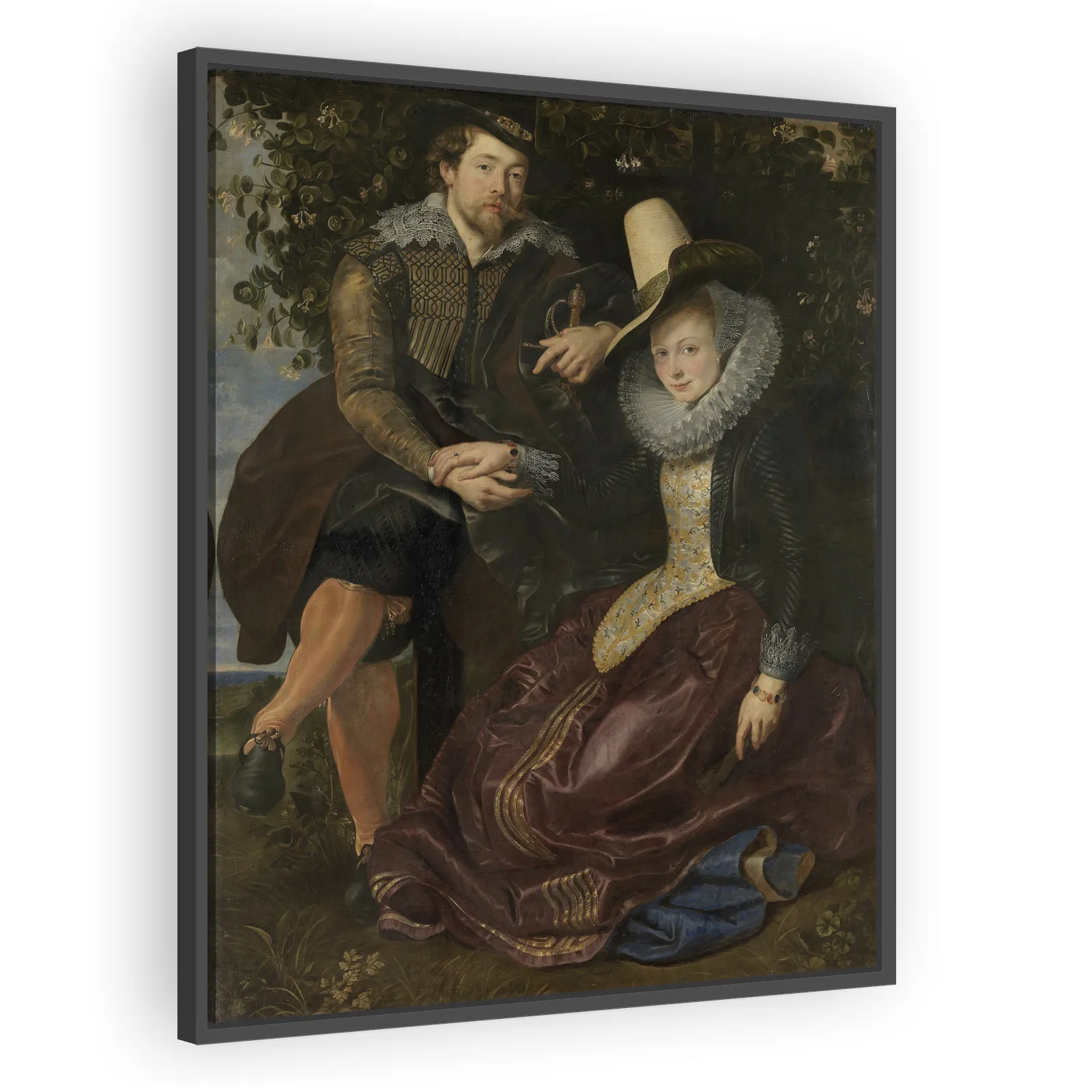 Rubens and Isabella Brant in the Honeysuckle Bower by Peter Paul Rubens