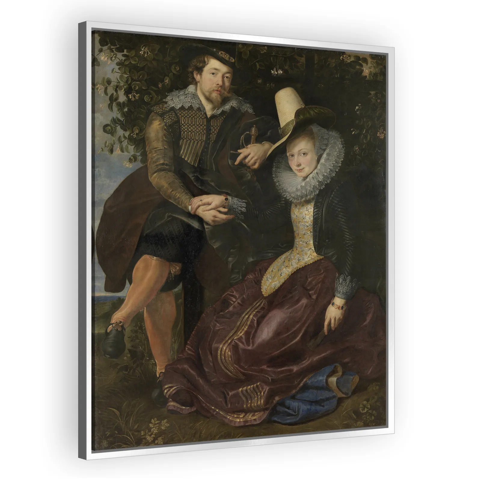 Rubens and Isabella Brant in the Honeysuckle Bower by Peter Paul Rubens - view 4 thumbnail