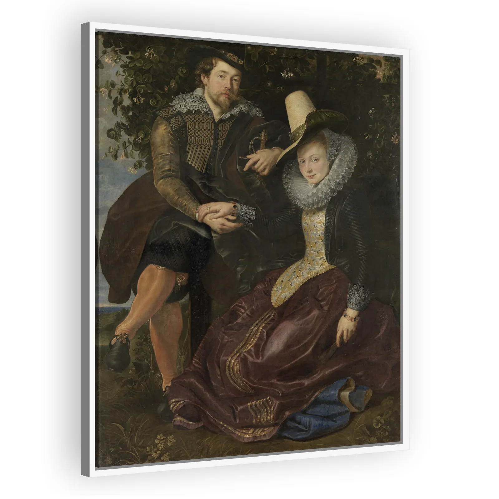 Rubens and Isabella Brant in the Honeysuckle Bower by Peter Paul Rubens - view 5 thumbnail