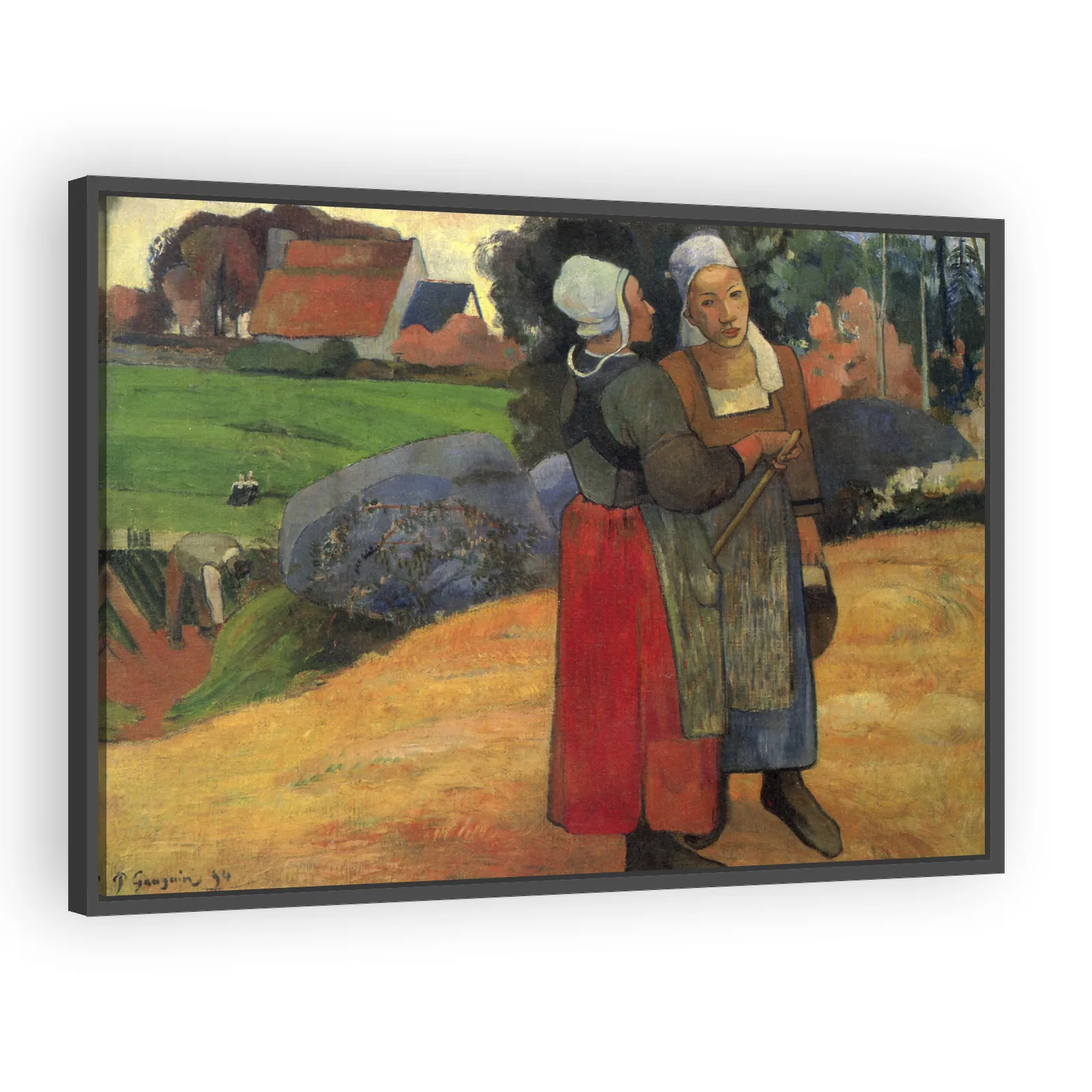 Paysannes bretonnes by Paul Gauguin