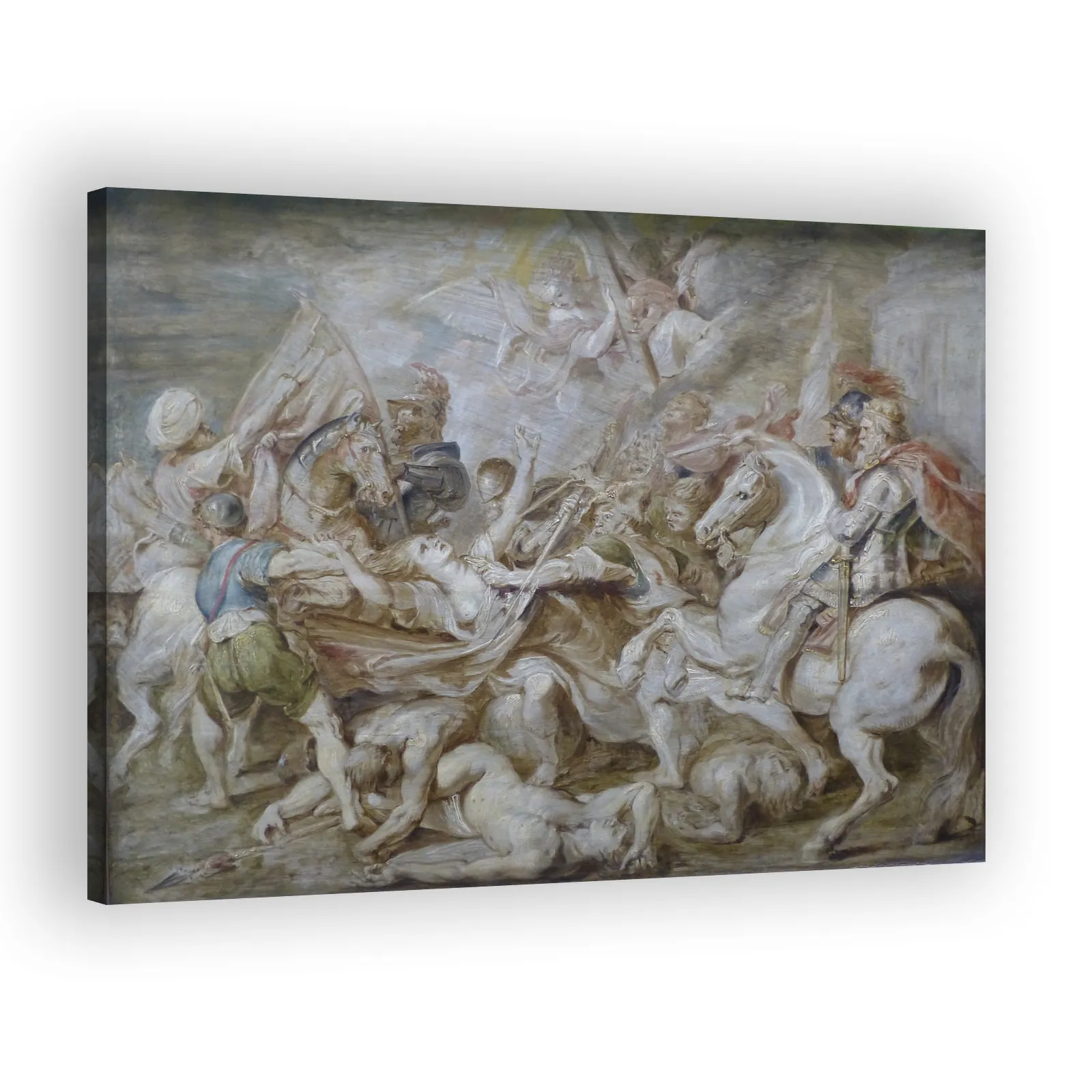 Ecclesia attacked by hostile creed (Turks) by Peter Paul Rubens - view 2 thumbnail