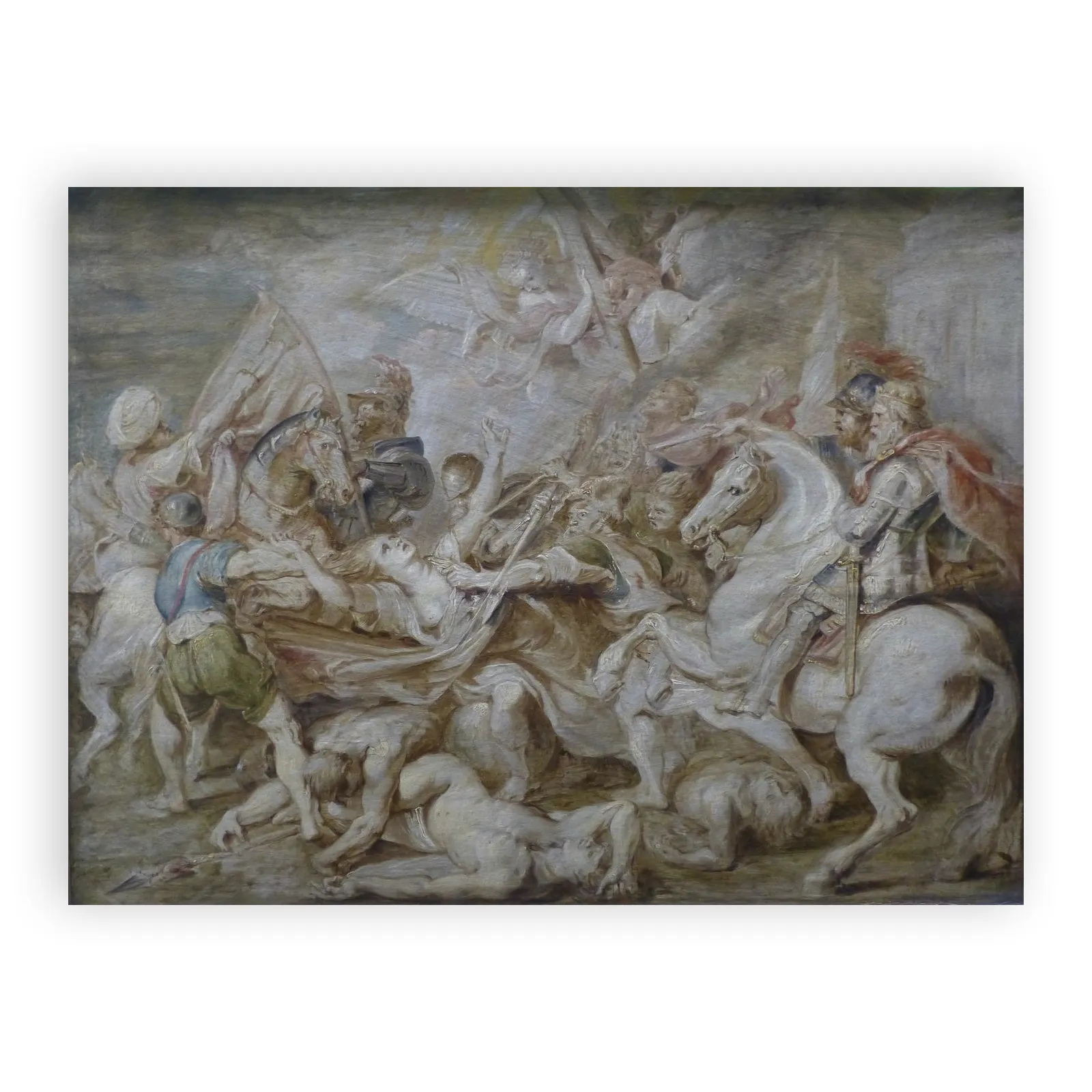 Ecclesia attacked by hostile creed (Turks) by Peter Paul Rubens - view 6 thumbnail