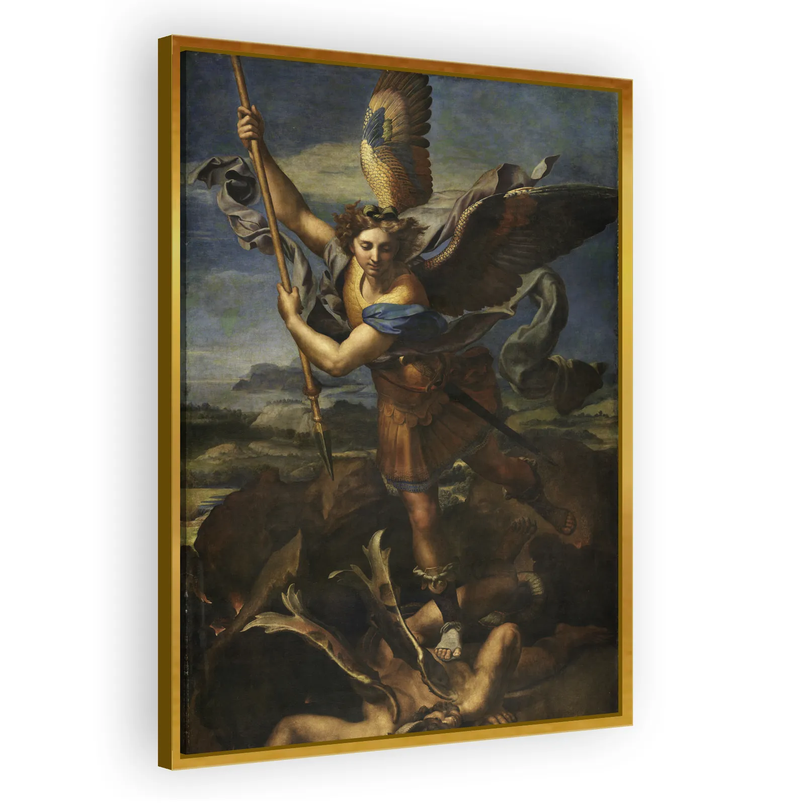 St. Michael Vanquishing Satan by Raphael - view 3 thumbnail
