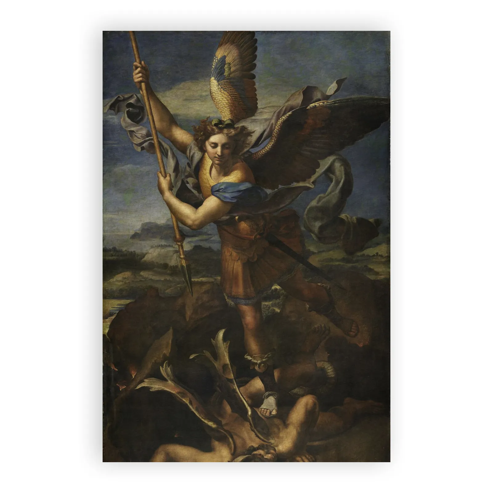 St. Michael Vanquishing Satan by Raphael - view 6 thumbnail