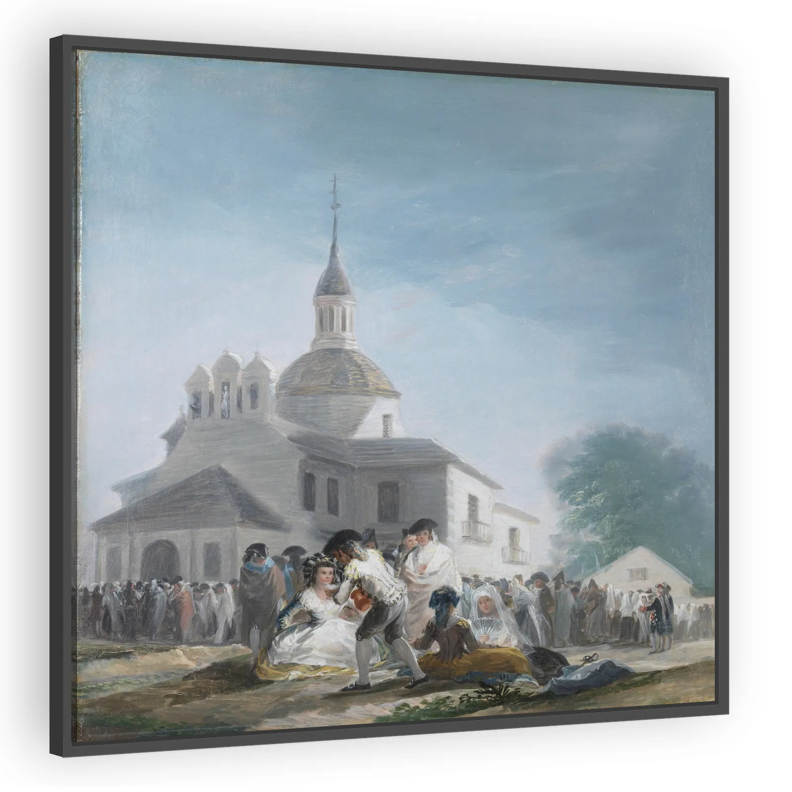 The Hermitage of Saint Isidor by Francisco Goya
