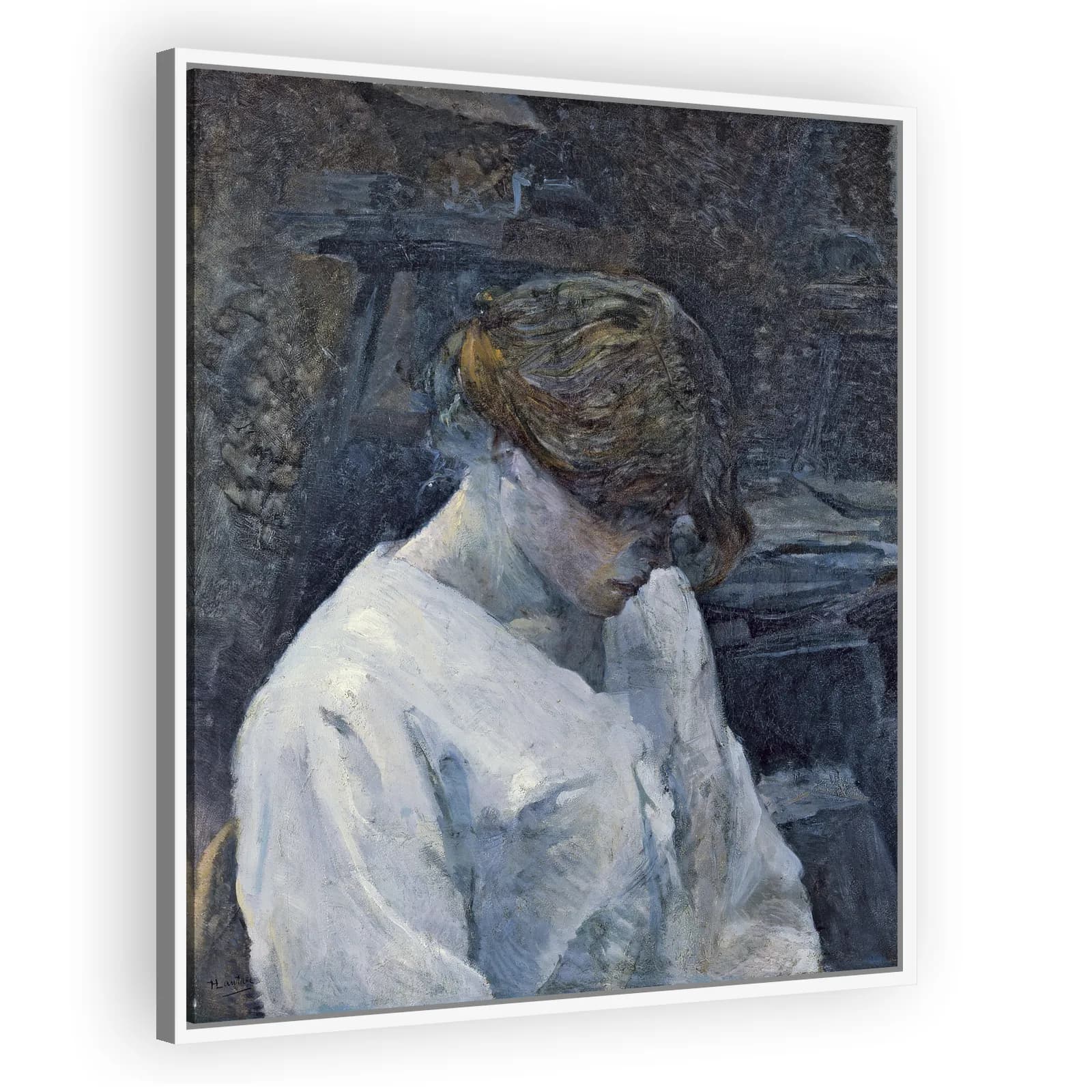 La Rousse in a White Blouse by Henri De Toulouse Lautrec - view 5 thumbnail