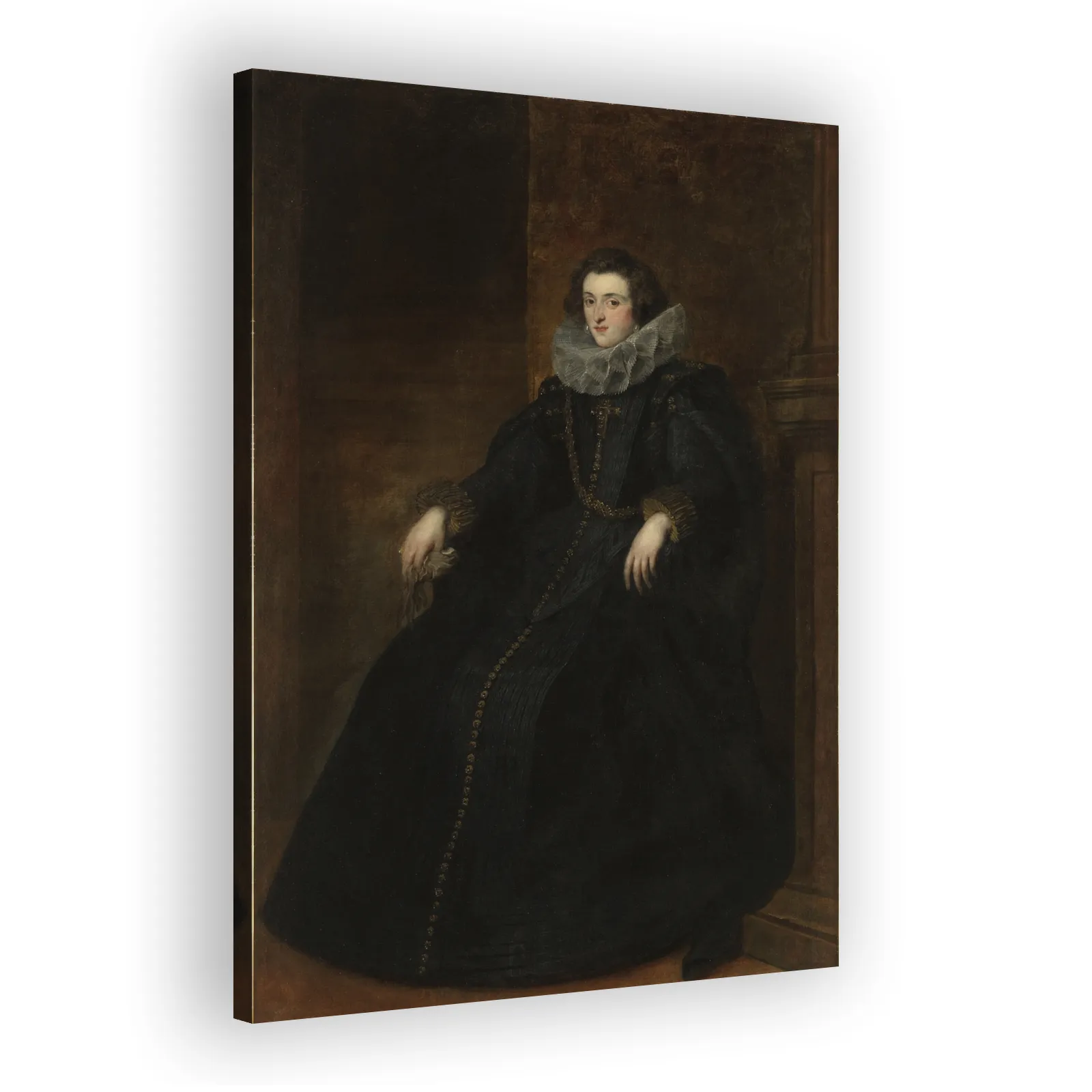 Portrait of Polissena Spinola, Marchesa de Leganes by Anthony Van Dyck - view 2 thumbnail