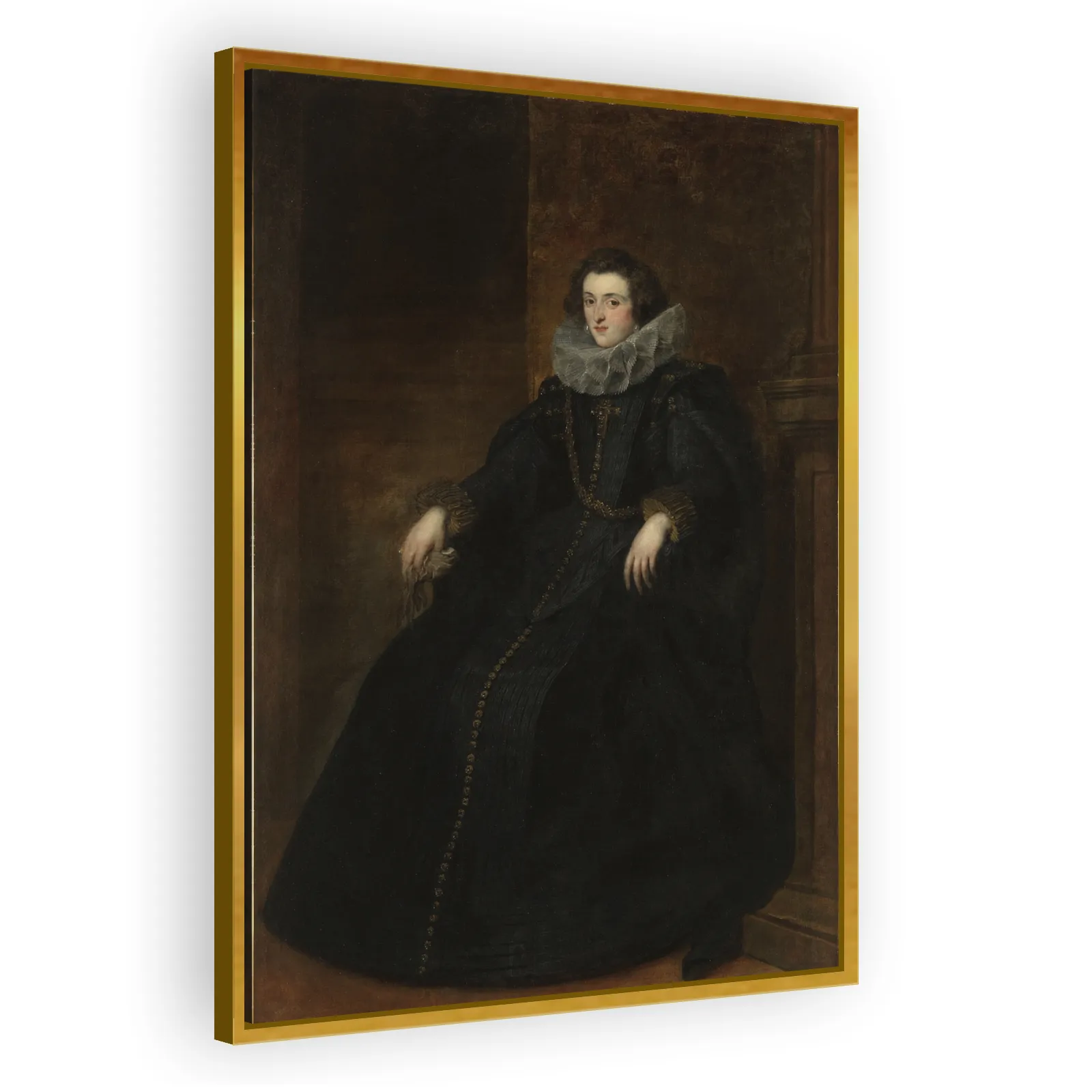 Portrait of Polissena Spinola, Marchesa de Leganes by Anthony Van Dyck - view 3 thumbnail