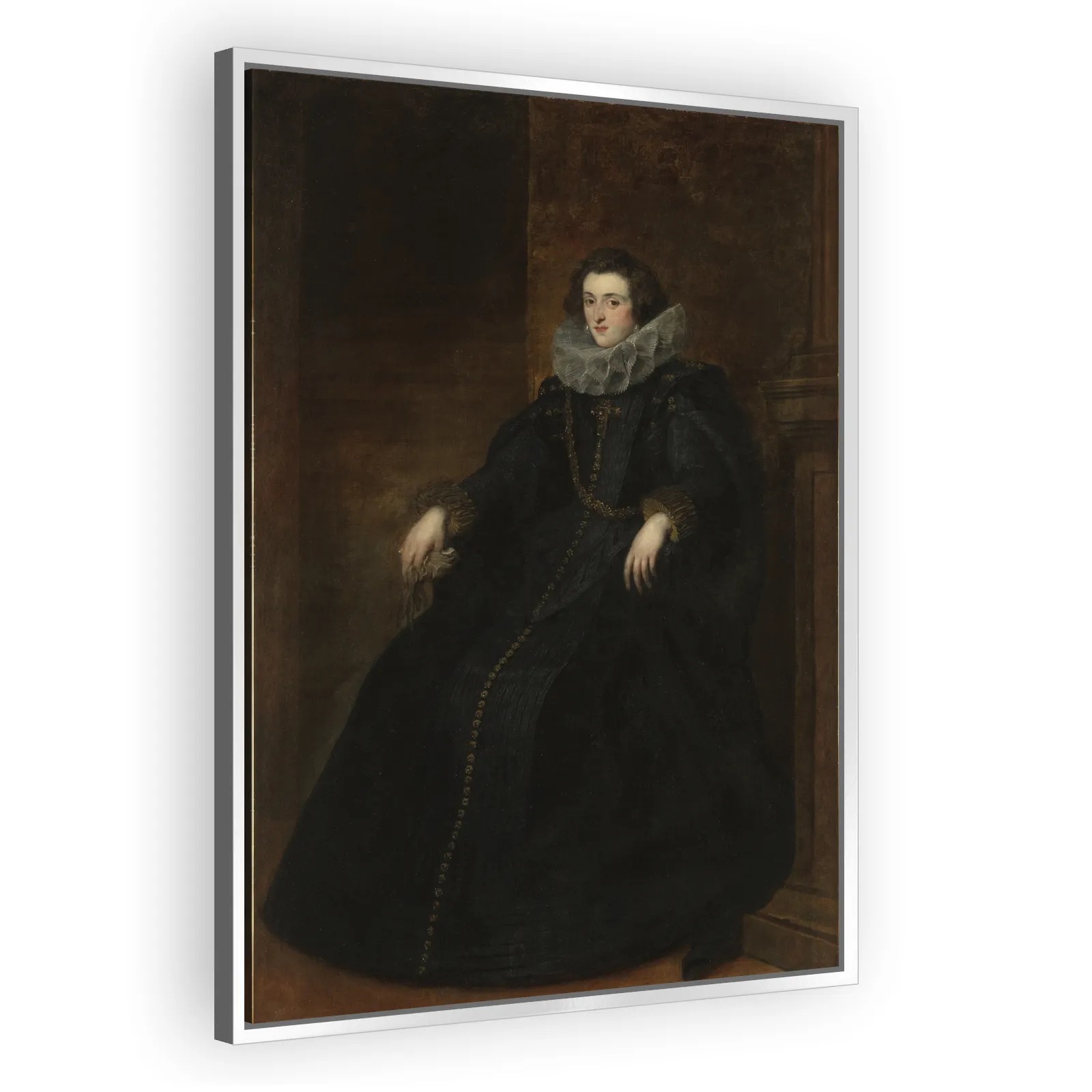 Portrait of Polissena Spinola, Marchesa de Leganes by Anthony Van Dyck - view 4 thumbnail