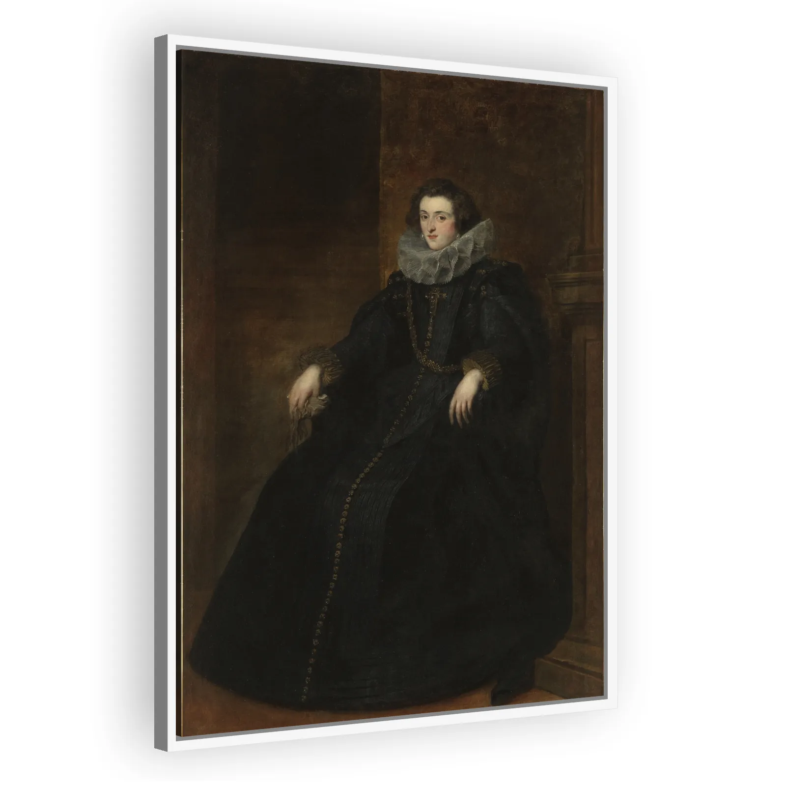 Portrait of Polissena Spinola, Marchesa de Leganes by Anthony Van Dyck - view 5 thumbnail