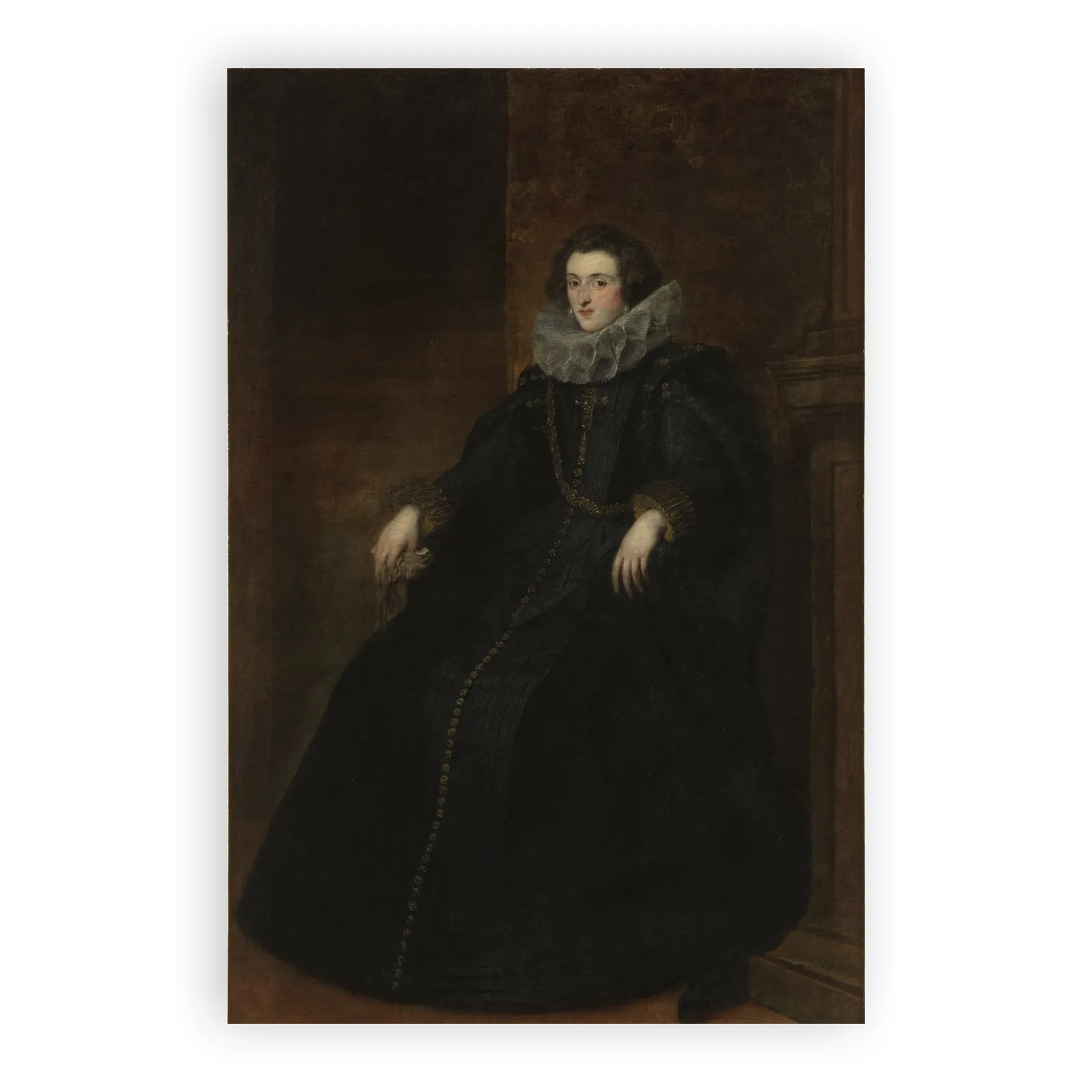 Portrait of Polissena Spinola, Marchesa de Leganes by Anthony Van Dyck - view 6 thumbnail