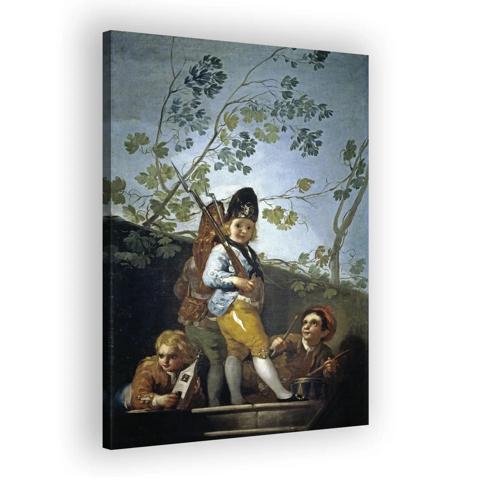 Boys Playing Soldiers by Francisco Goya - view 2 thumbnail