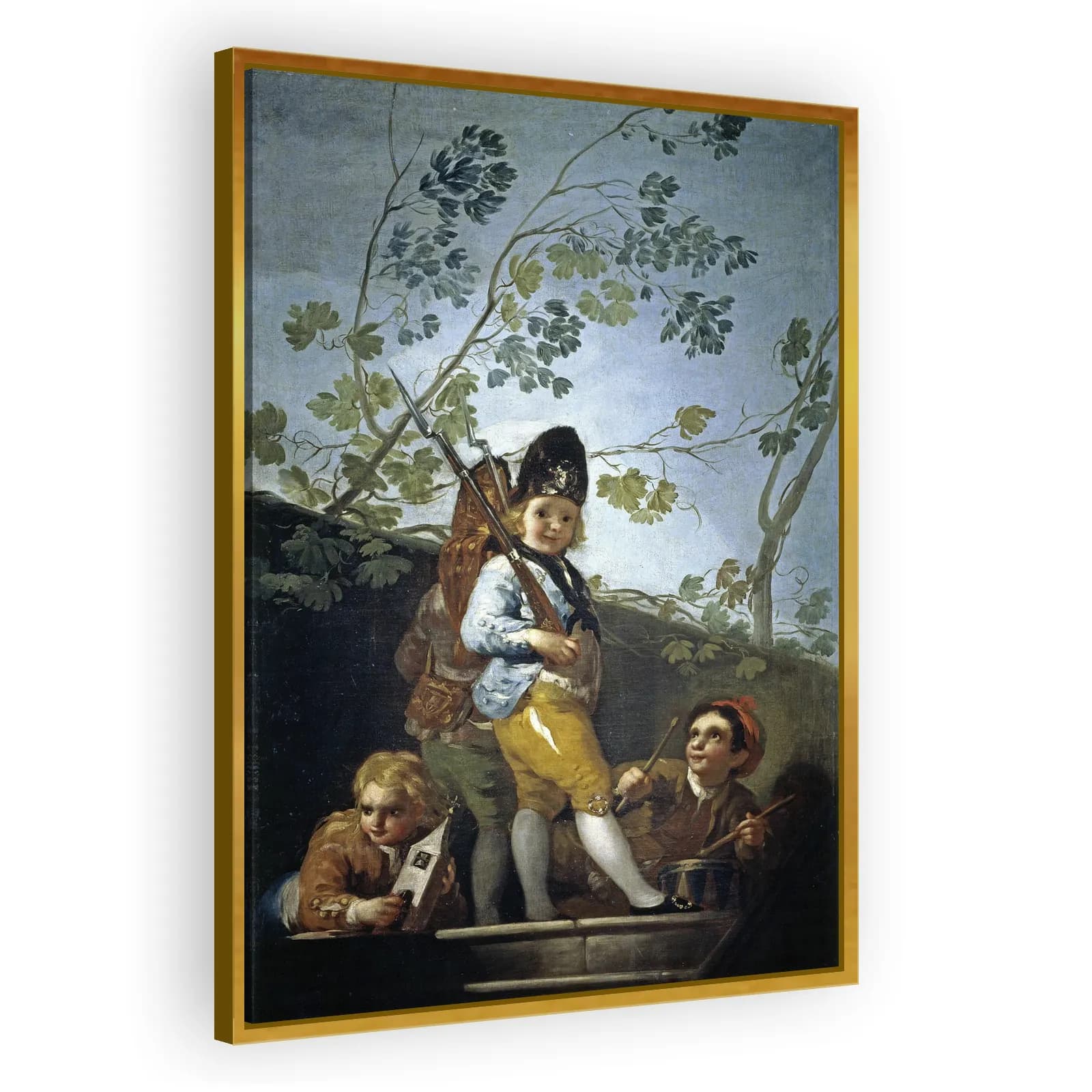 Boys Playing Soldiers by Francisco Goya - view 3 thumbnail
