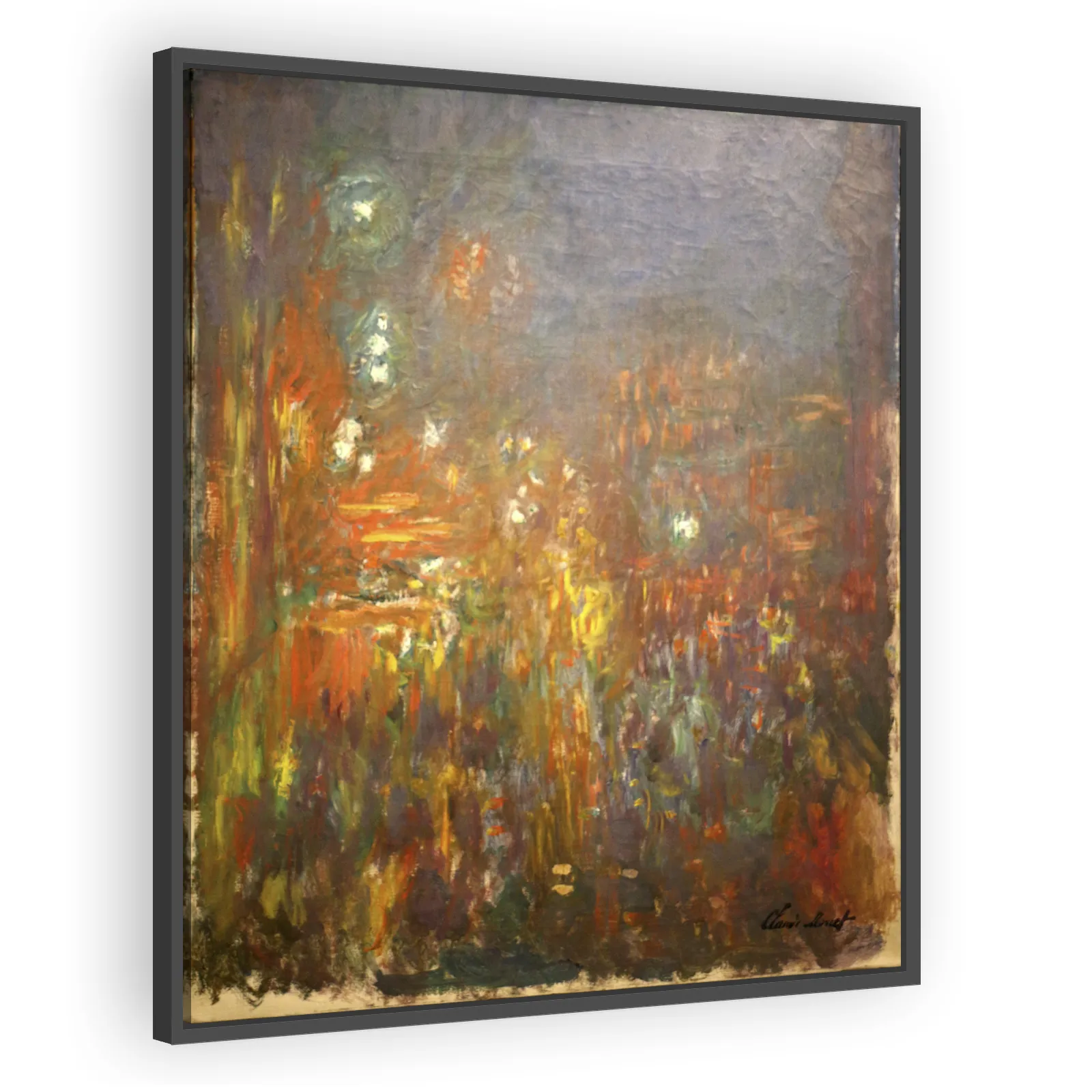 Leicester Square, by Night by Claude Monet