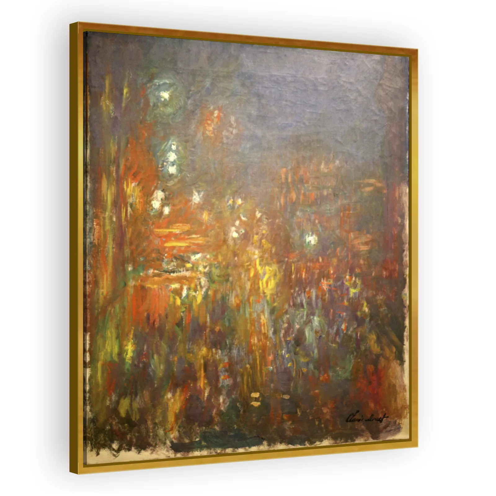 Leicester Square, by Night by Claude Monet - view 3 thumbnail