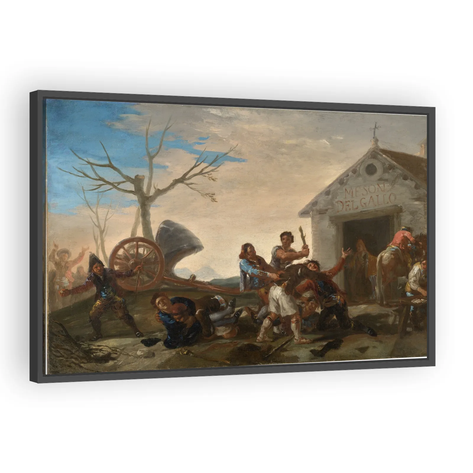 Riña en el Mesón del Gallo by Francisco Goya