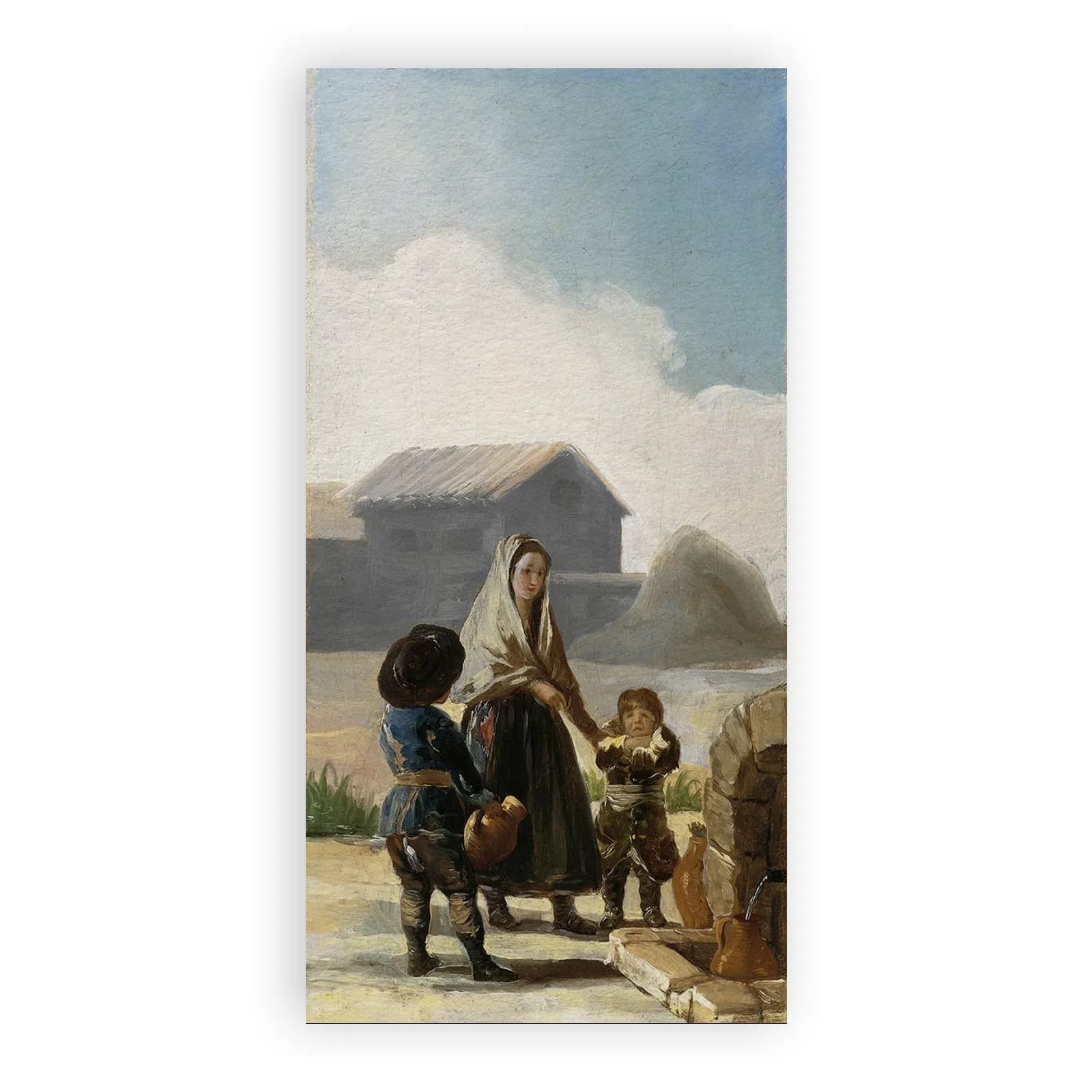 A Woman and Two Children by a Fountain by Francisco Goya - view 6 thumbnail