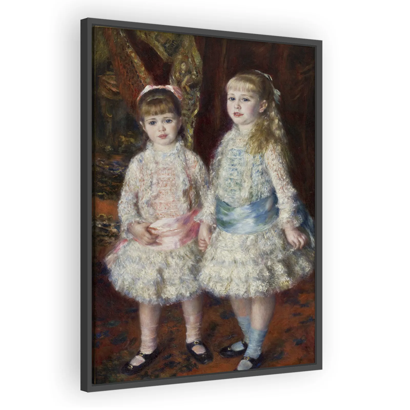 Pink and Blue by Pierre Auguste Renoir