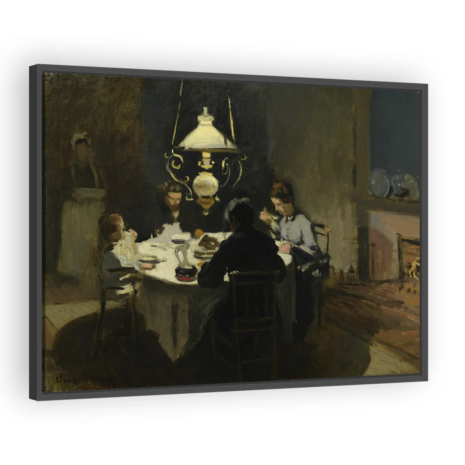 The Dinner by Claude Monet