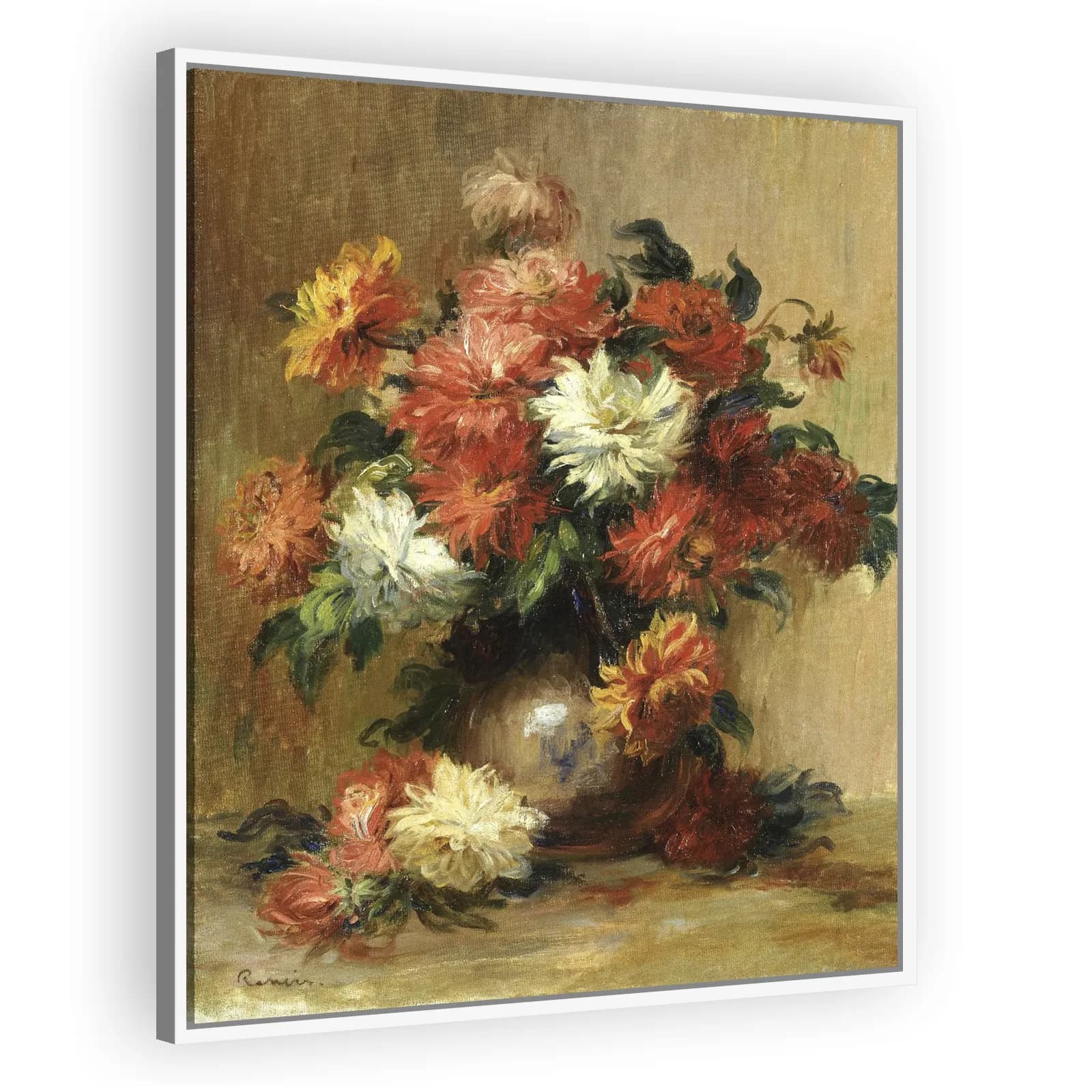 Dahlias by Pierre Auguste Renoir - view 5 thumbnail
