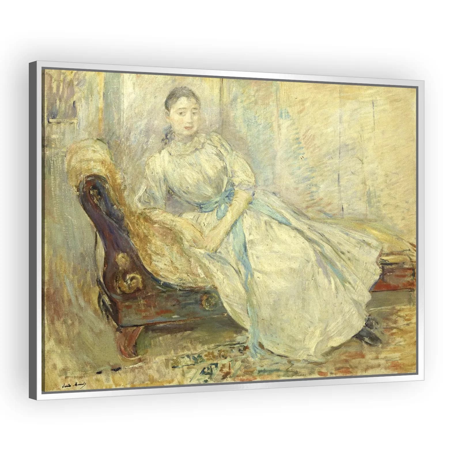 Albine Sermicoli in the Studio by Berthe Morisot - view 4 thumbnail