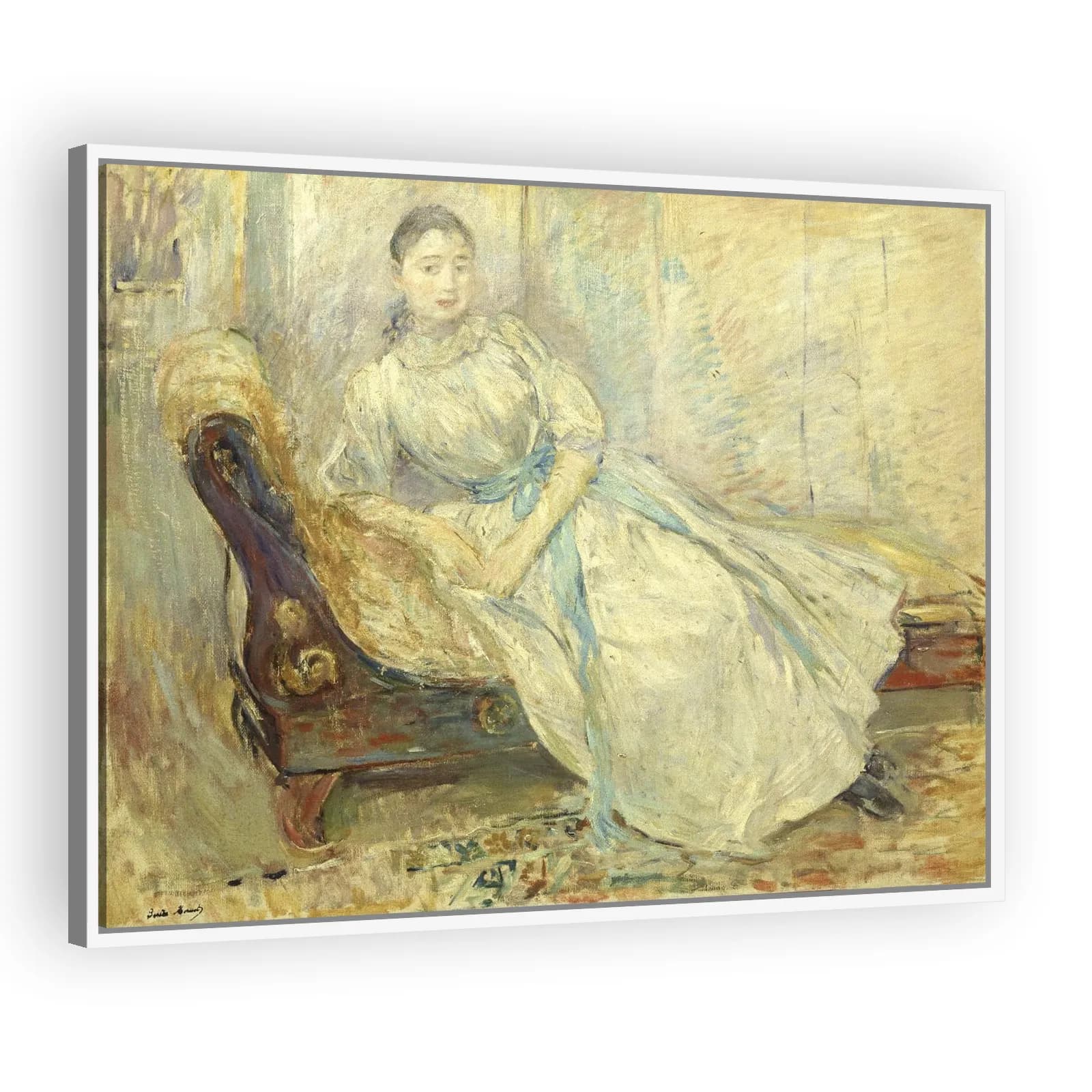 Albine Sermicoli in the Studio by Berthe Morisot - view 5 thumbnail