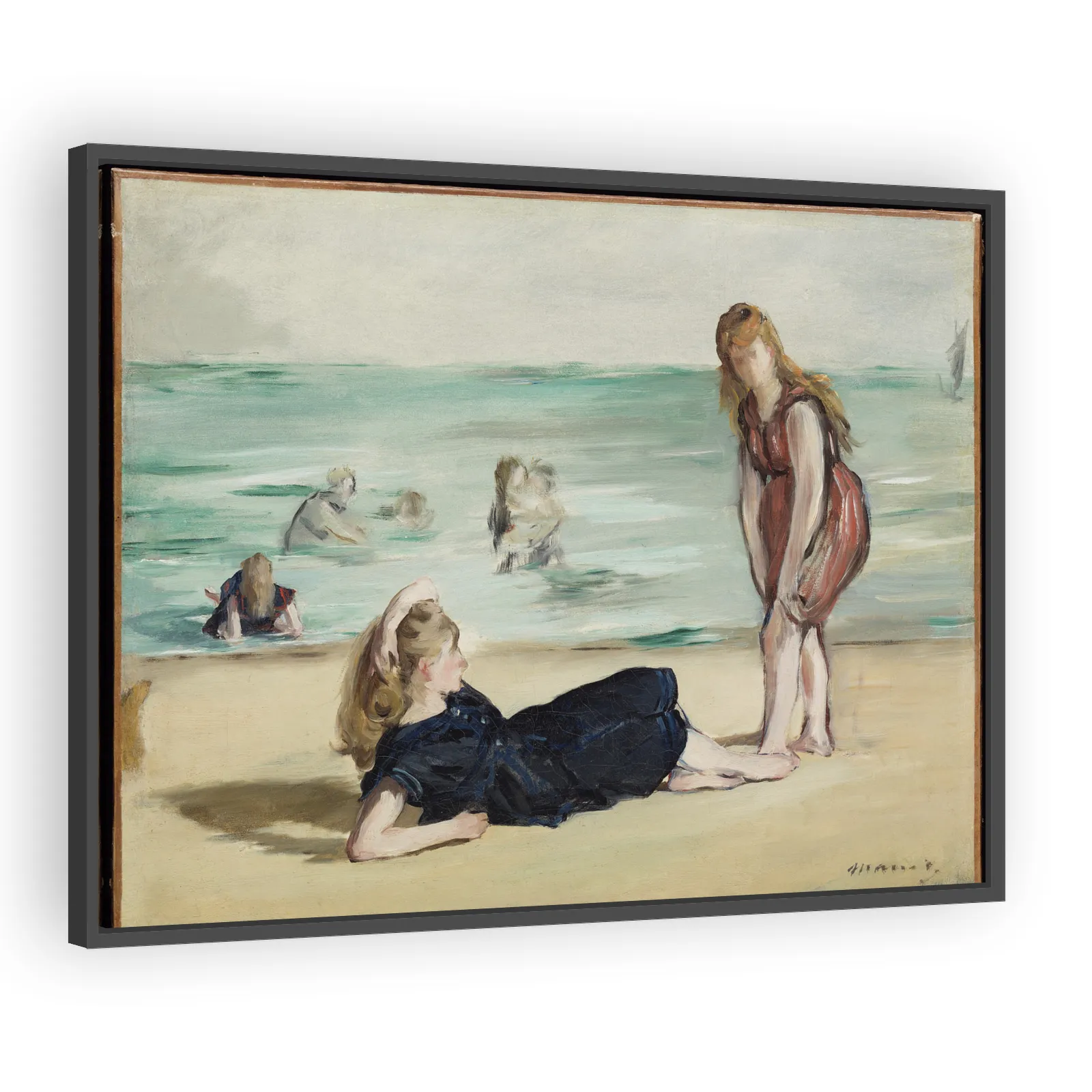 On the Beach by Edouard Manet