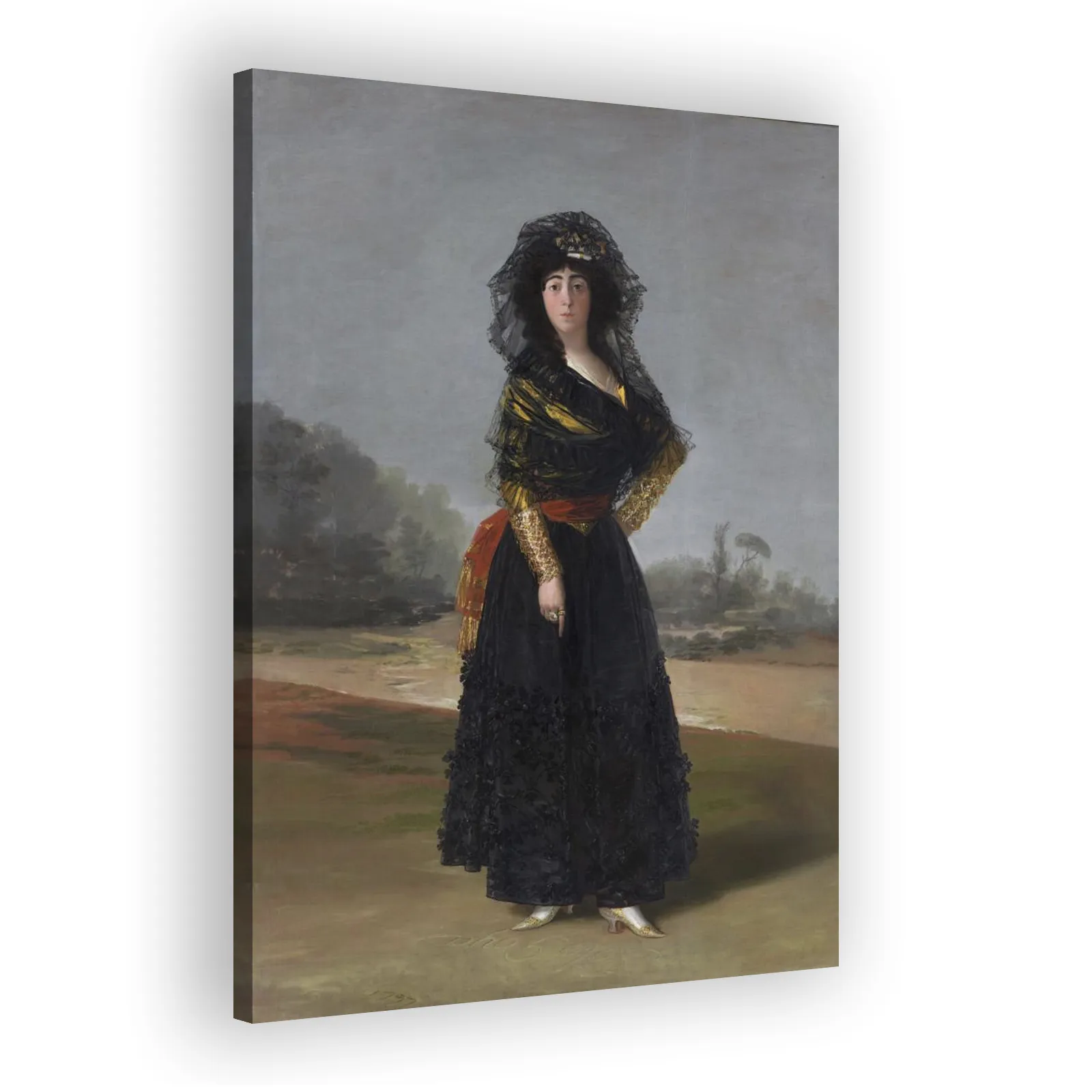 The Black Duchess by Francisco Goya - view 2 thumbnail