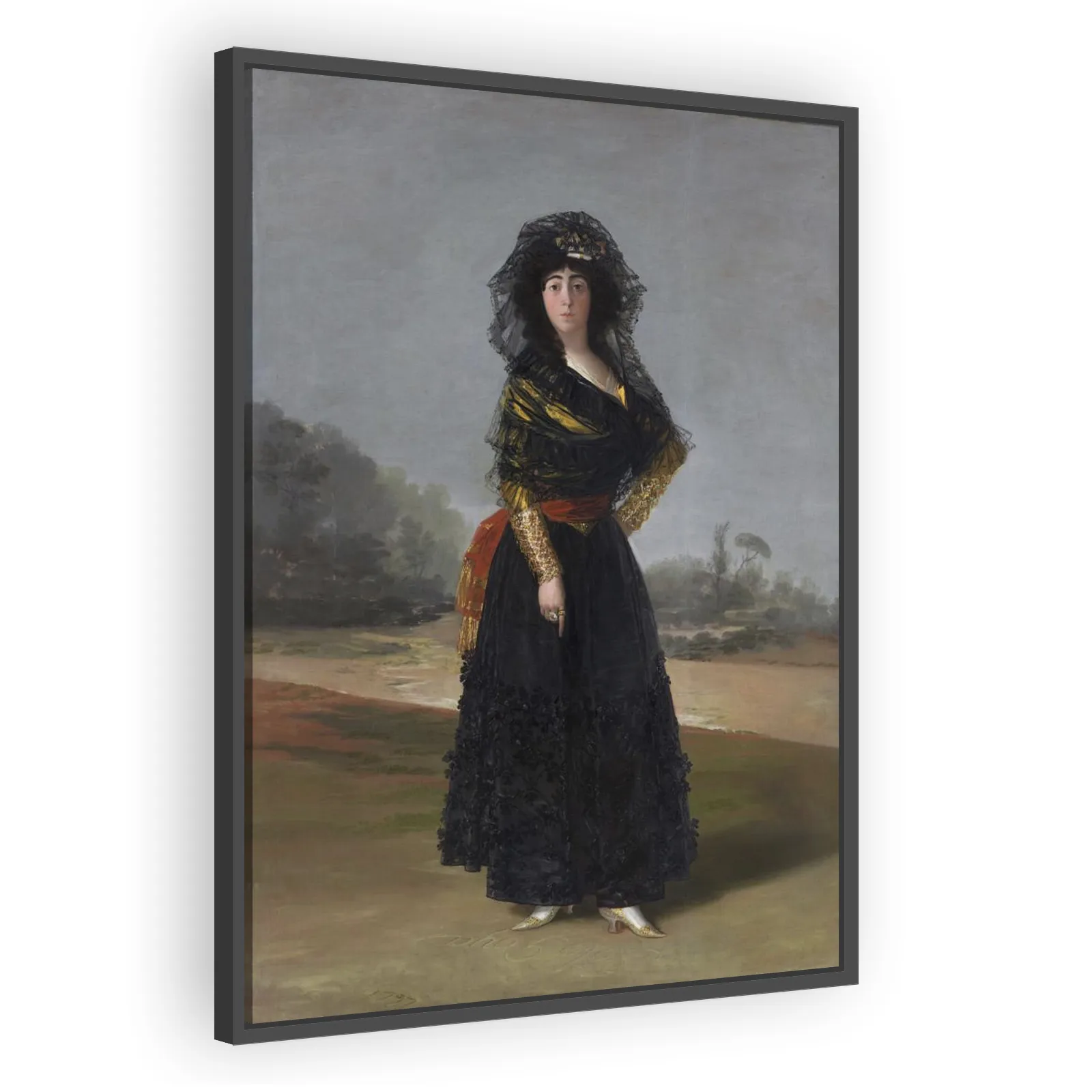 The Black Duchess by Francisco Goya