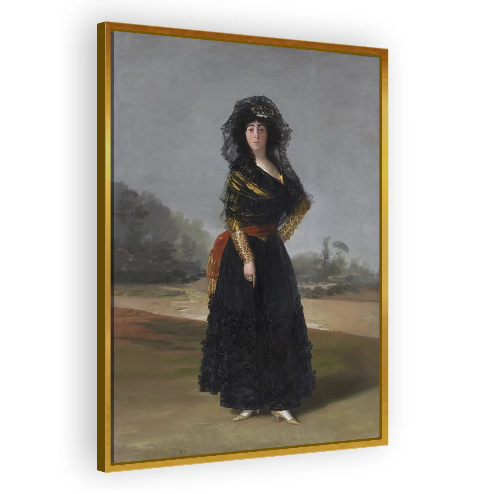 The Black Duchess by Francisco Goya - view 3 thumbnail