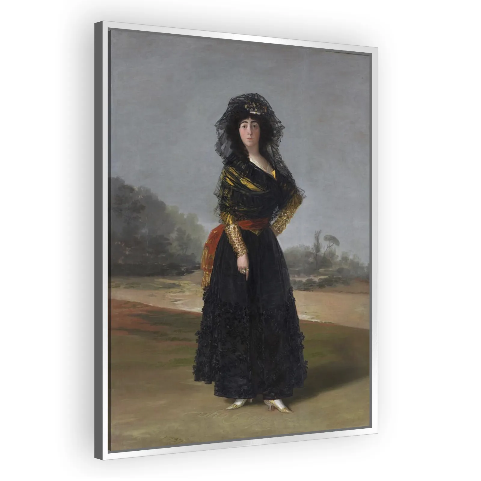 The Black Duchess by Francisco Goya - view 4 thumbnail