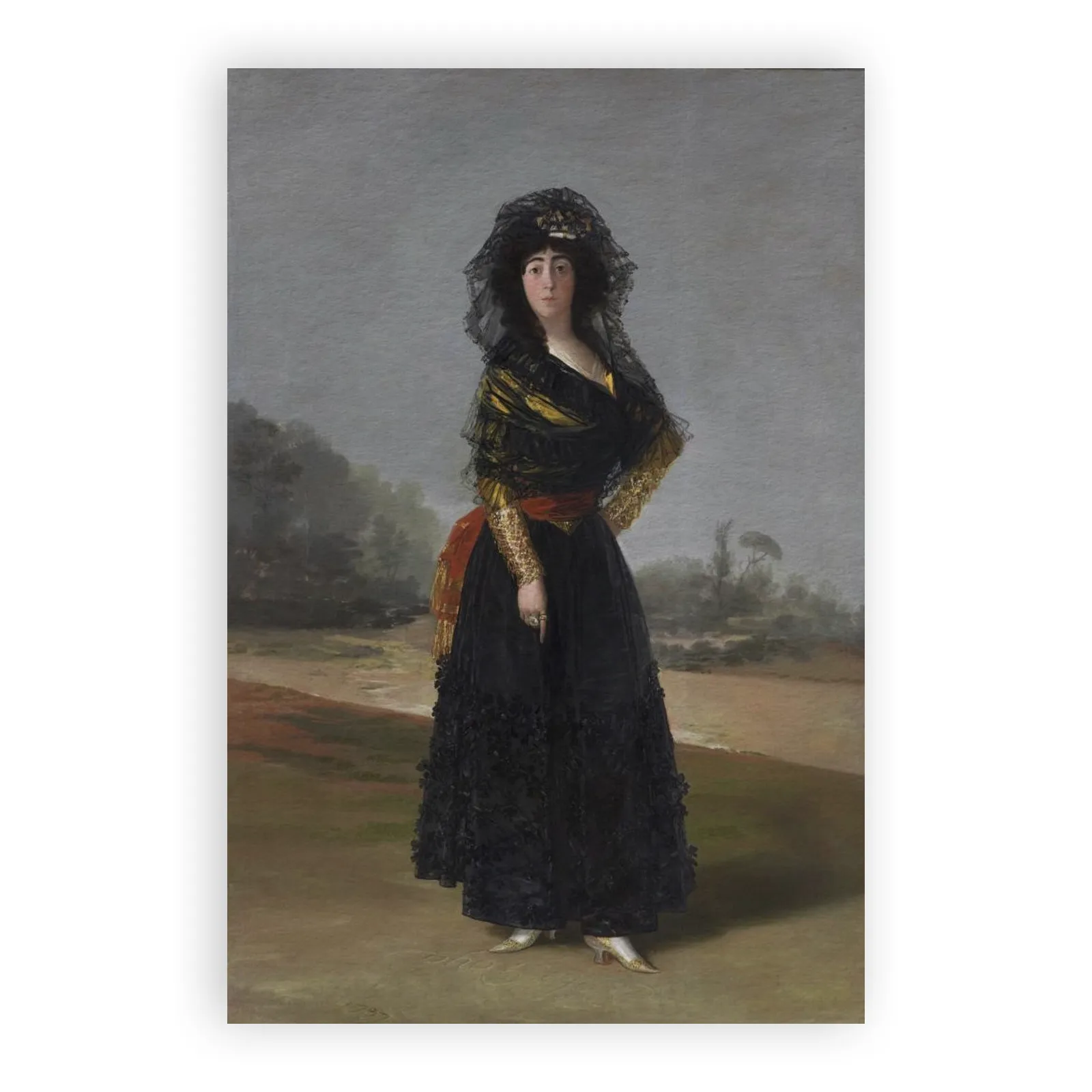 The Black Duchess by Francisco Goya - view 6 thumbnail