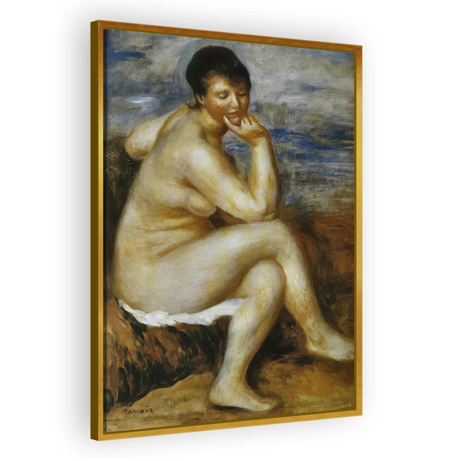 Bather with a Rock by Pierre Auguste Renoir - view 3 thumbnail