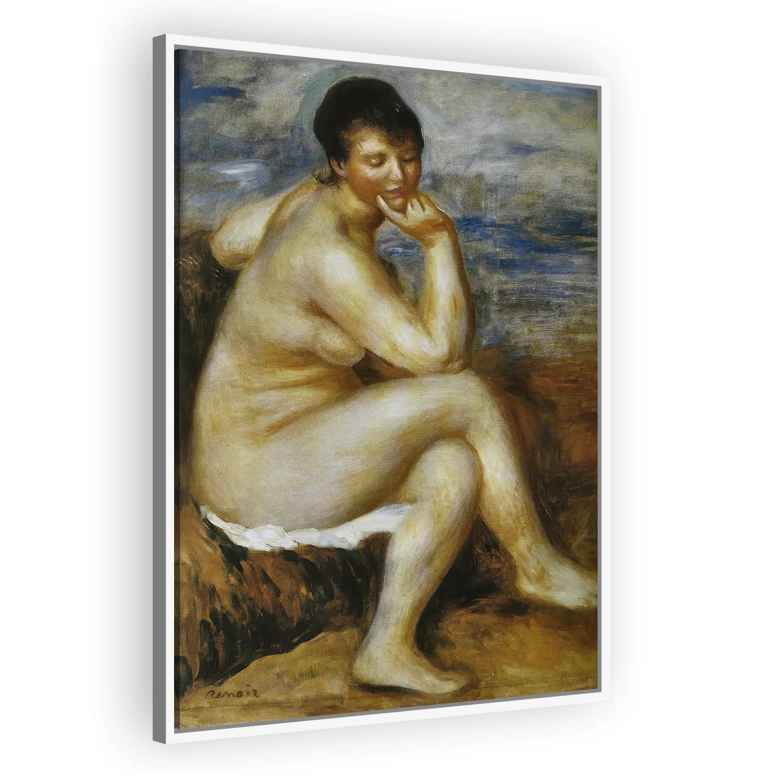 Bather with a Rock by Pierre Auguste Renoir - view 5 thumbnail