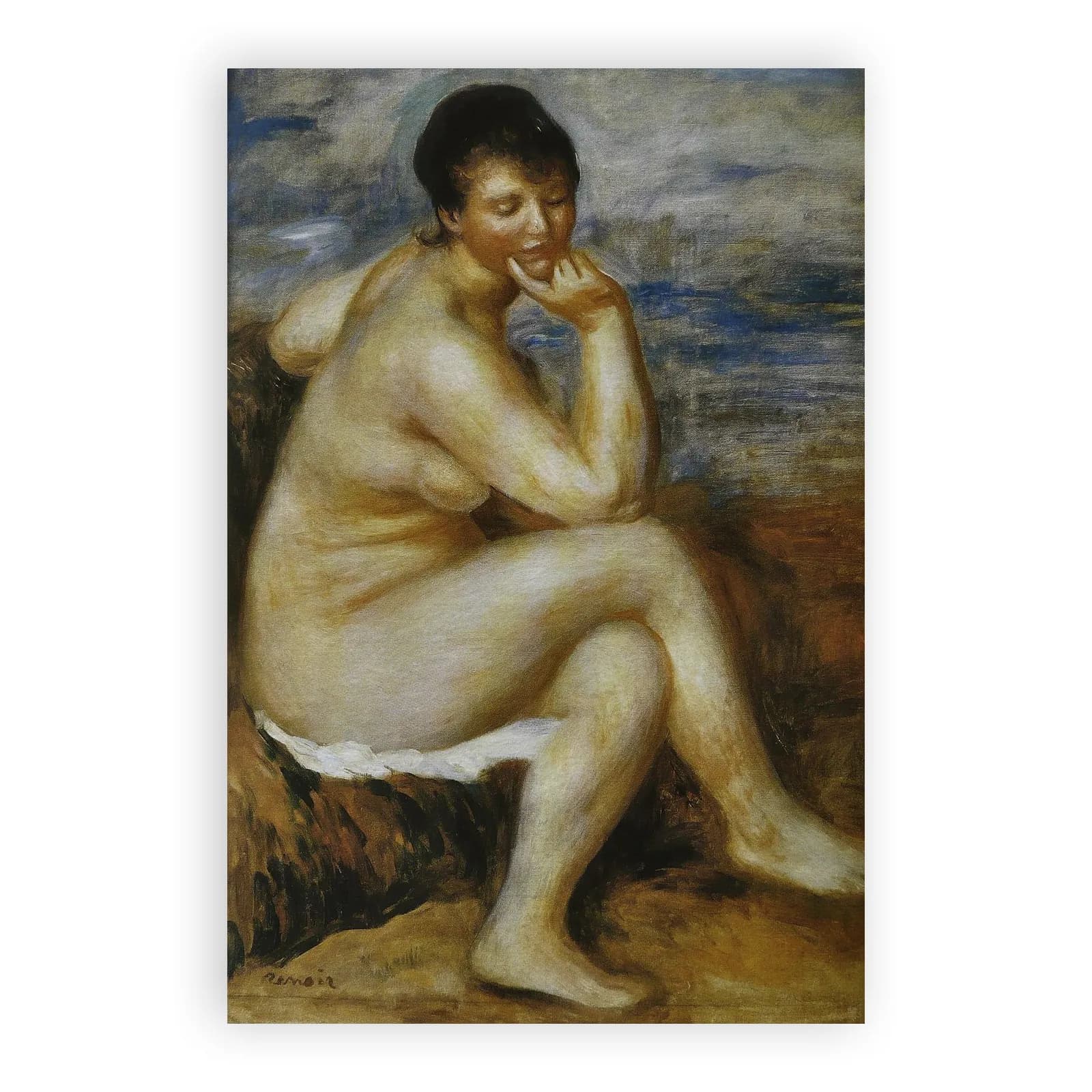 Bather with a Rock by Pierre Auguste Renoir - view 6 thumbnail