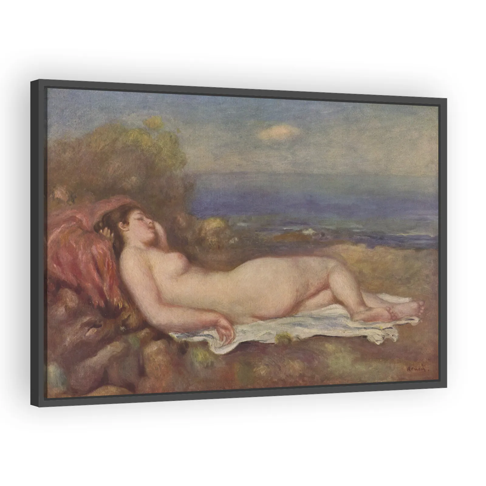 Sleeping by the Sea by Pierre Auguste Renoir