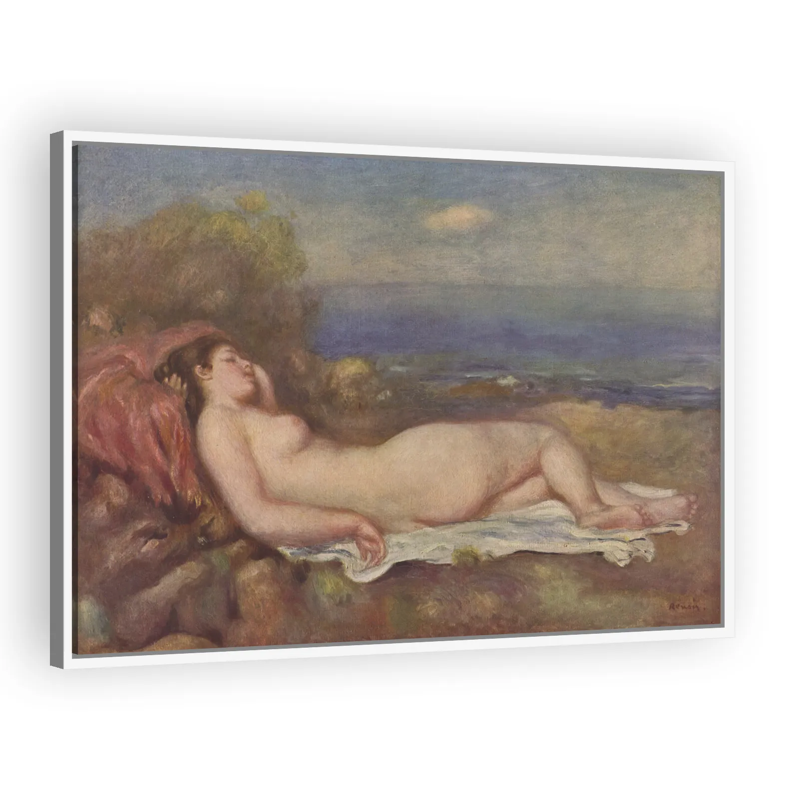Sleeping by the Sea by Pierre Auguste Renoir - view 5 thumbnail