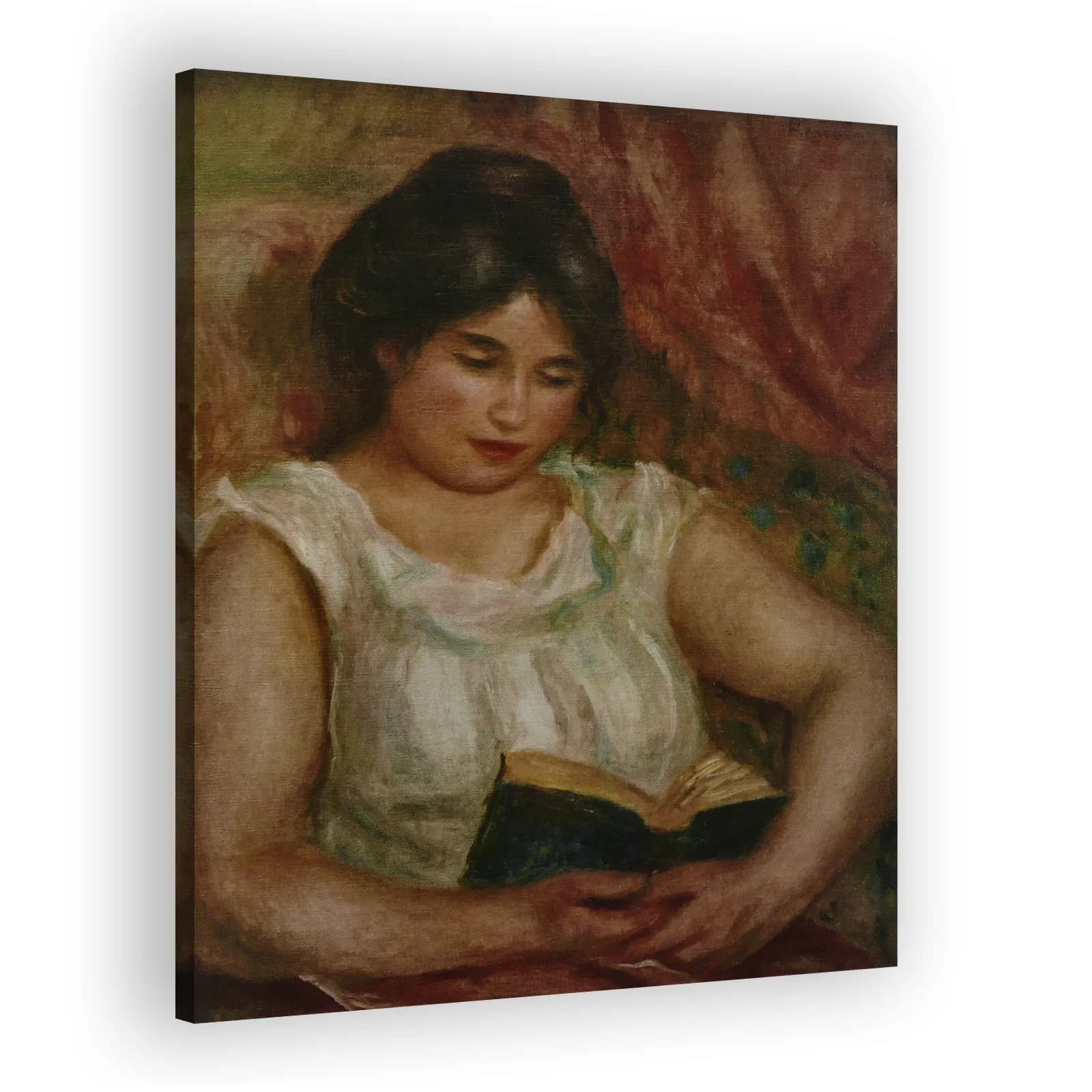 Gabrielle Reading by Pierre Auguste Renoir - view 2 thumbnail