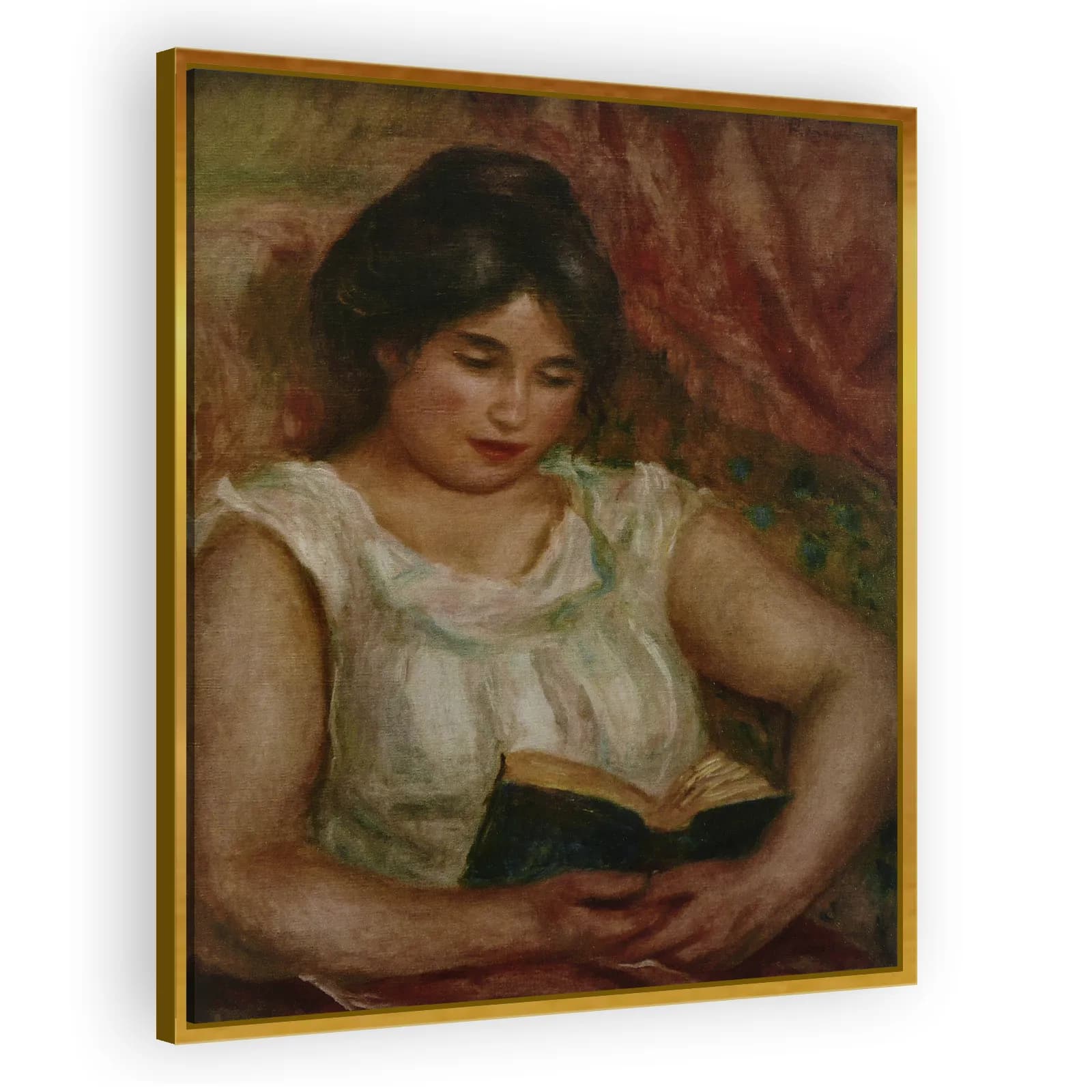 Gabrielle Reading by Pierre Auguste Renoir - view 3 thumbnail
