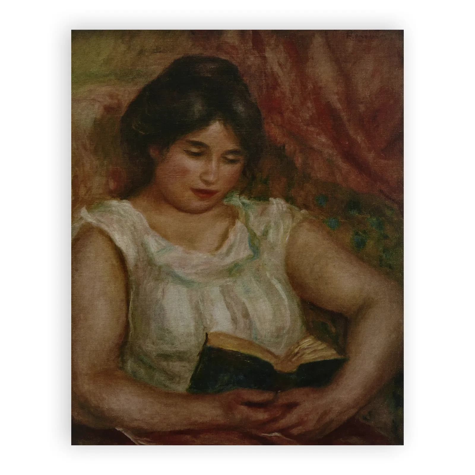 Gabrielle Reading by Pierre Auguste Renoir - view 6 thumbnail