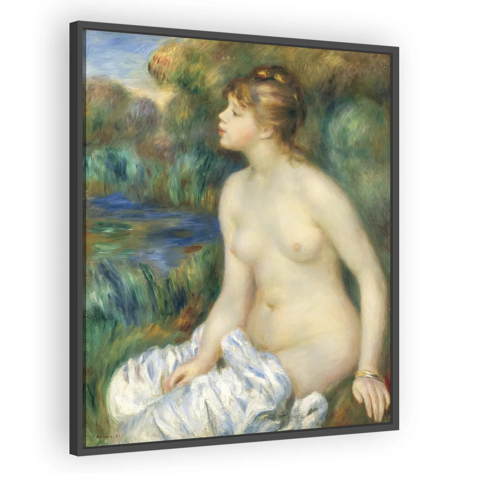 Bather by Pierre Auguste Renoir