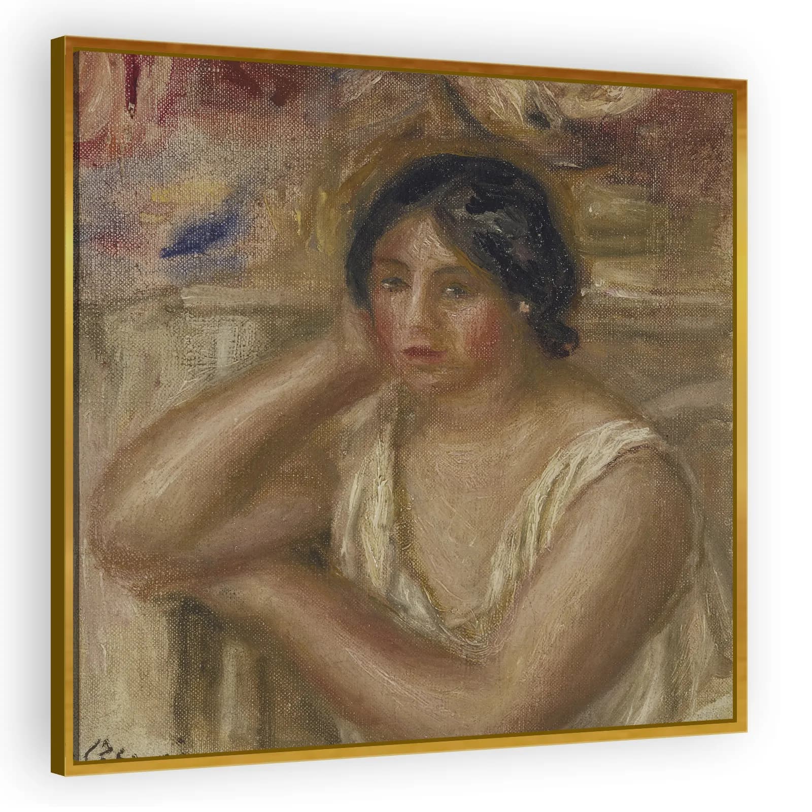 Portrait de Gabrielle by Pierre Auguste Renoir - view 3 thumbnail