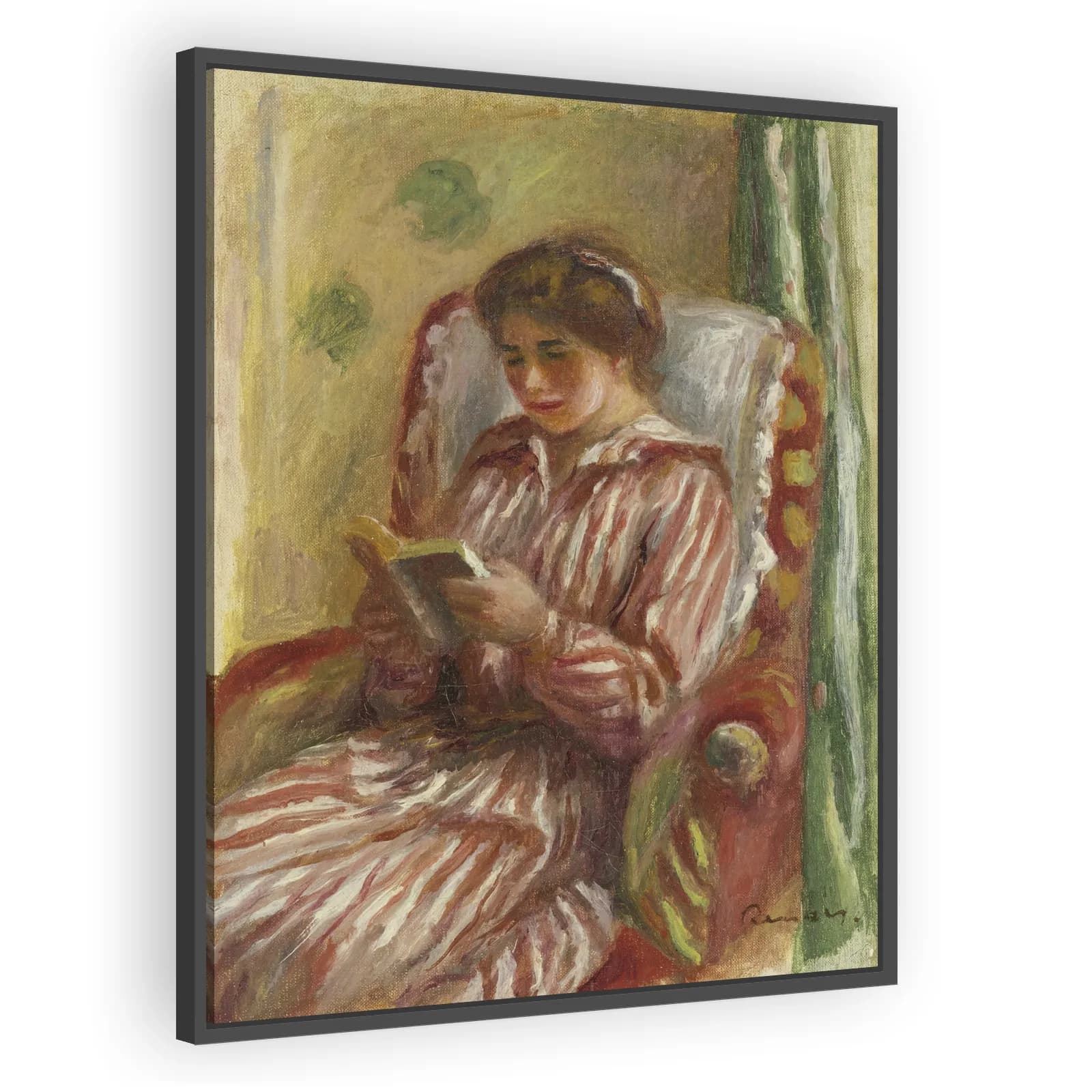 Gabrielle Lisant by Pierre Auguste Renoir